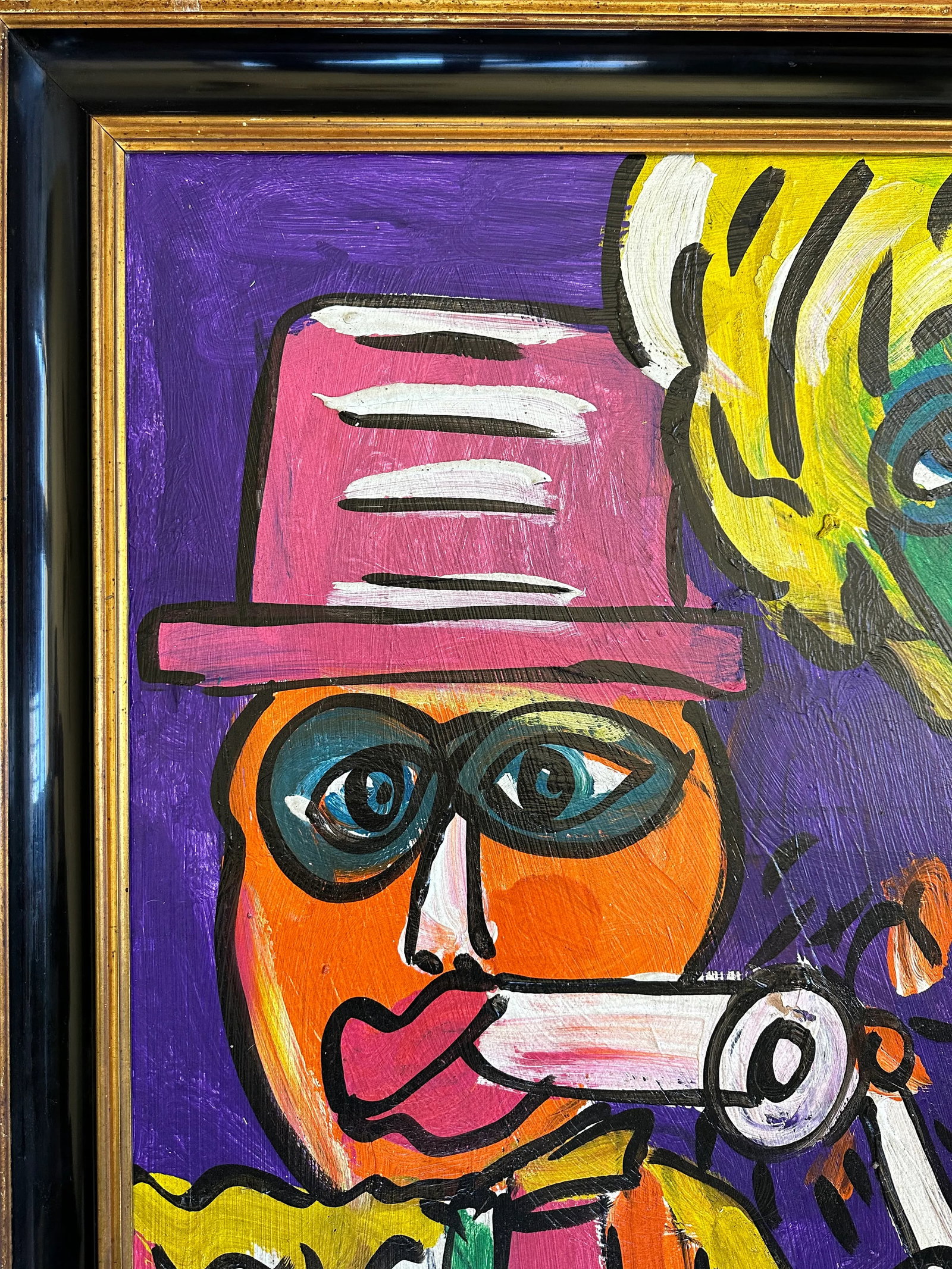 Paris Bar Original 1964 Peter Keil Painting - 3