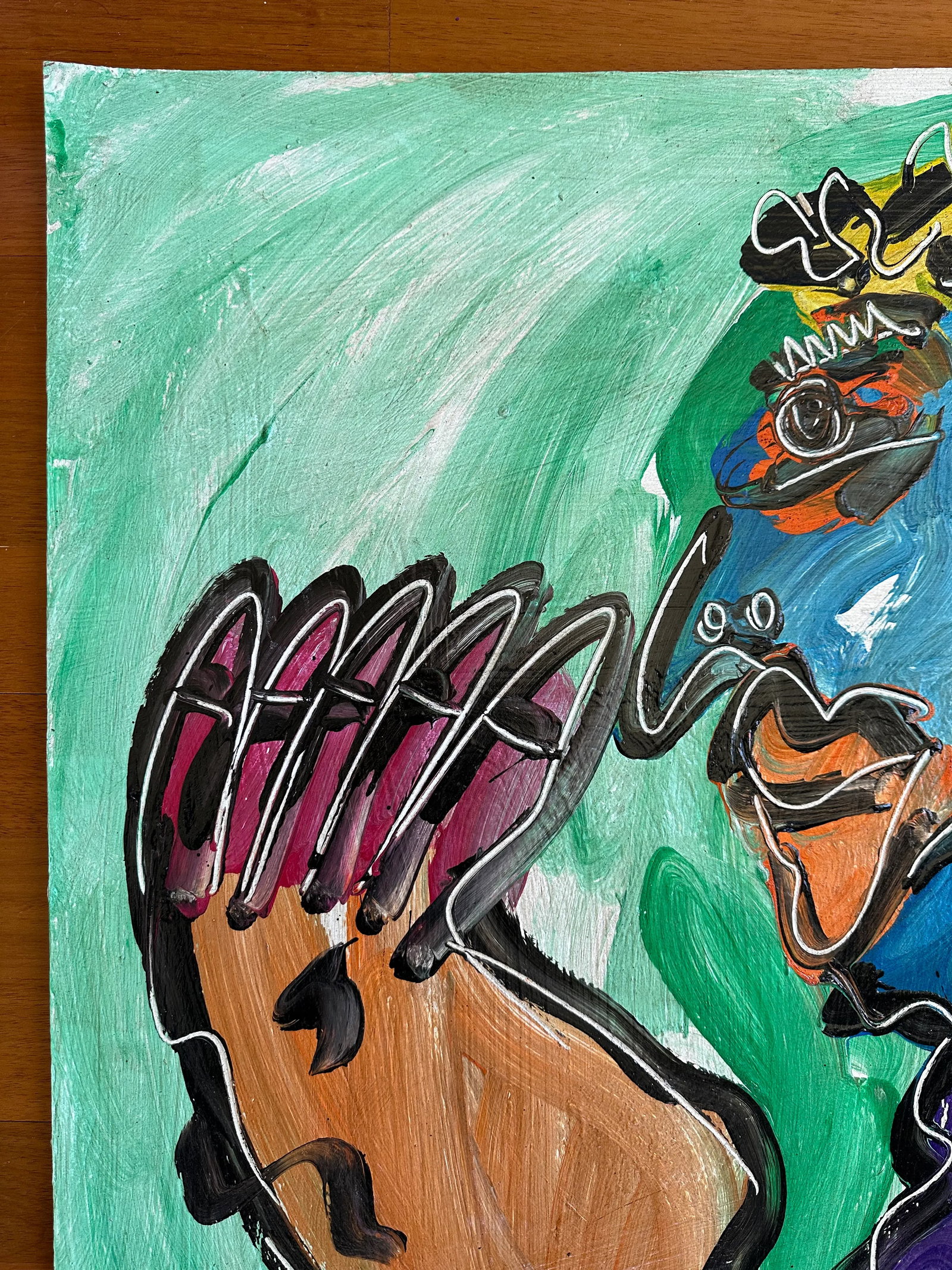 1964 Titled Original Peter Keil Painting - 3