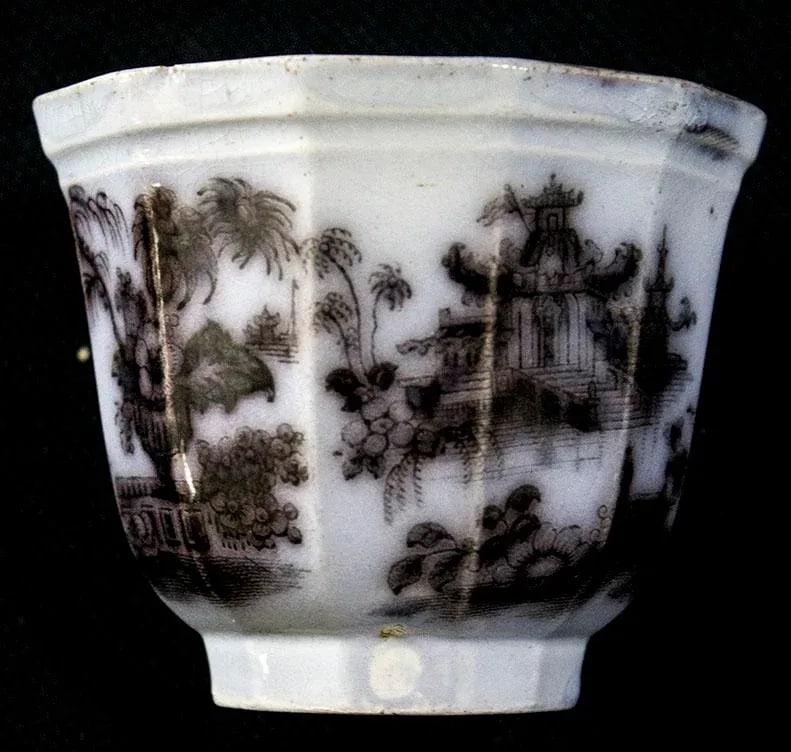 Podmore Walker Mulberry Tea Cups - Handleless = Set of 6 - 4