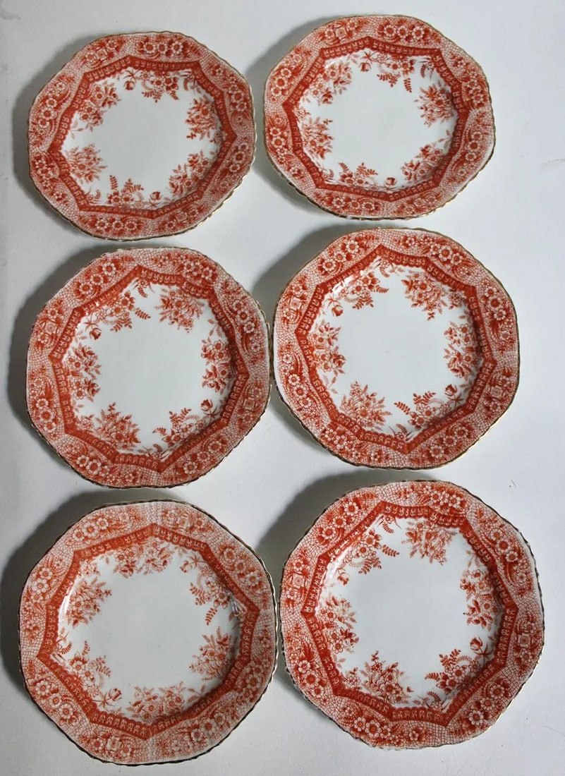 Victorian English China Rd 168057 - 10 Pc. Collection - 7