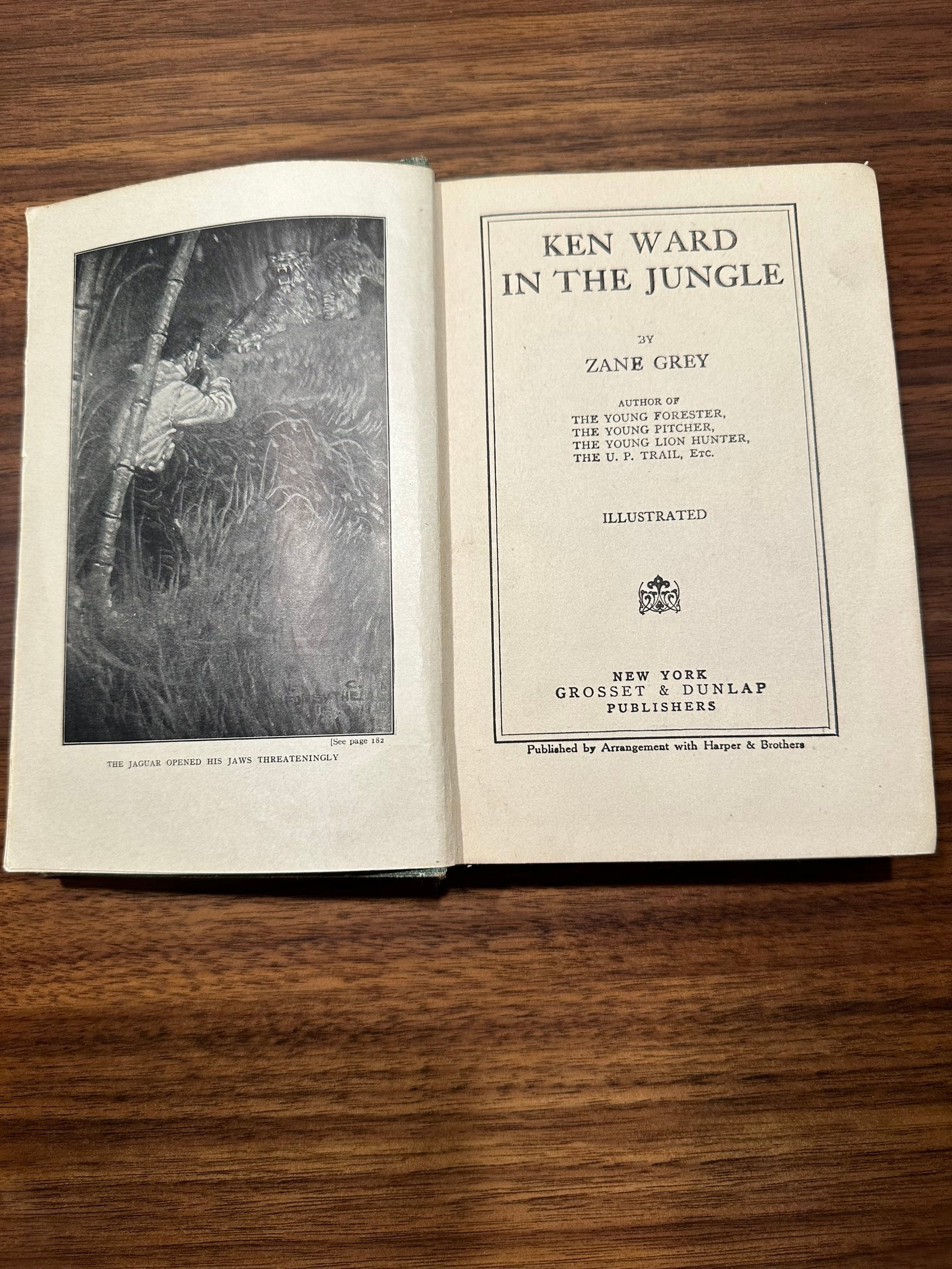 1920 Antique Zane Grey Hardcover Books -a Pair - 3