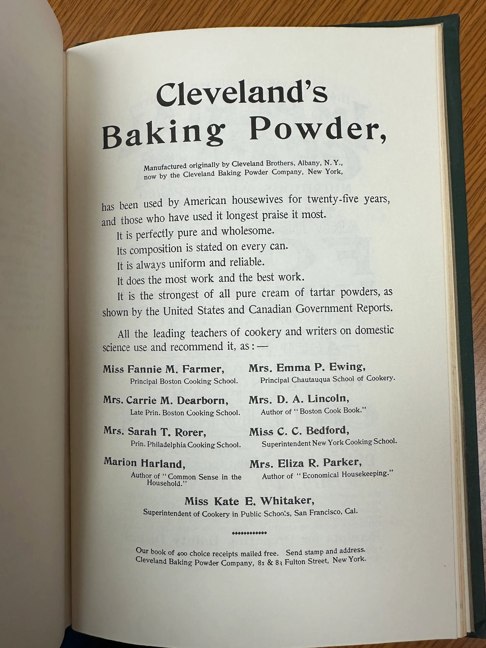 1973 Hardcover the Original Fannie Farmer 1896 Cookbook the Boston Cooking-School - 11