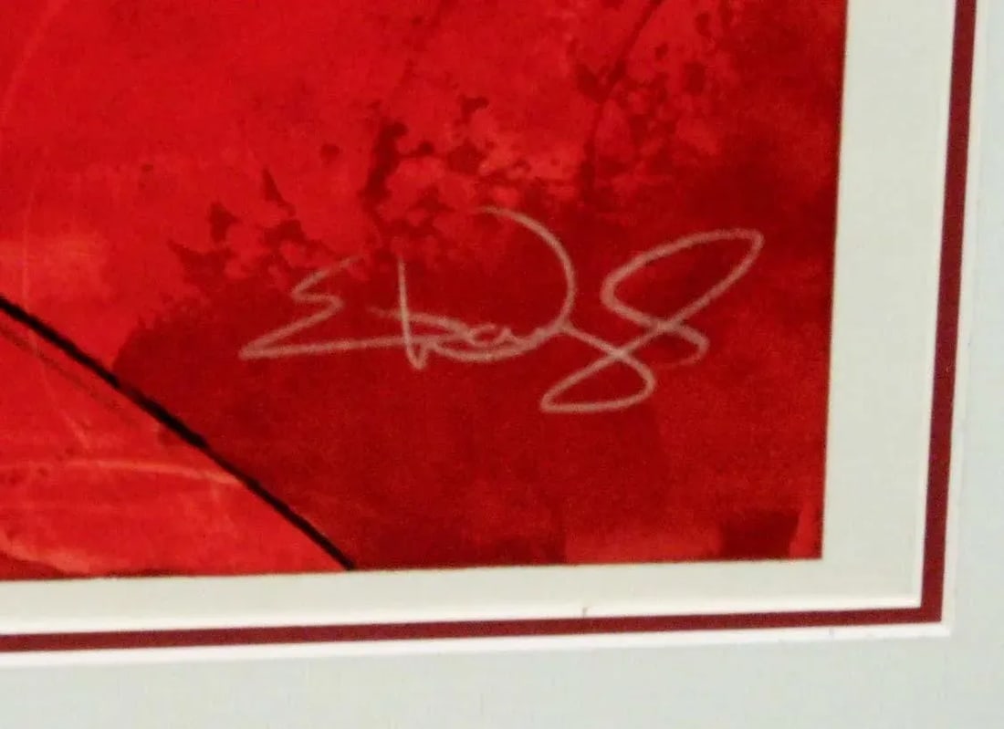 Eric Waugh "Blair I" Original Mix Media Paper With Custom Framed - 3