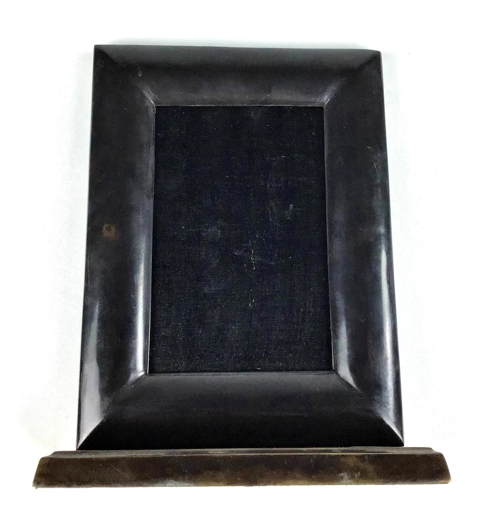 1920s Art Deco Era Hand Formed Solid Bronze Photo Frame - 3