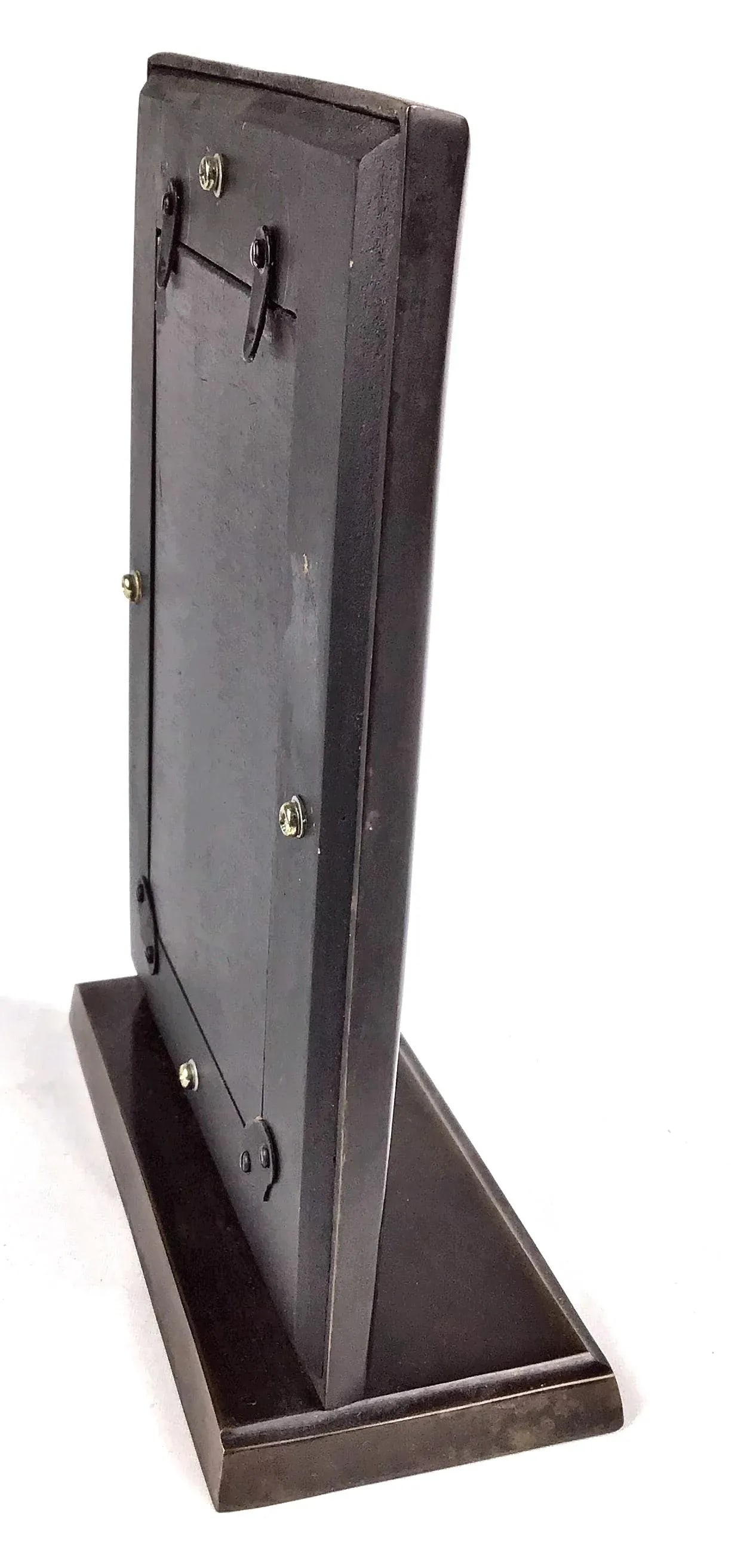 1920s Art Deco Era Hand Formed Solid Bronze Photo Frame - 4