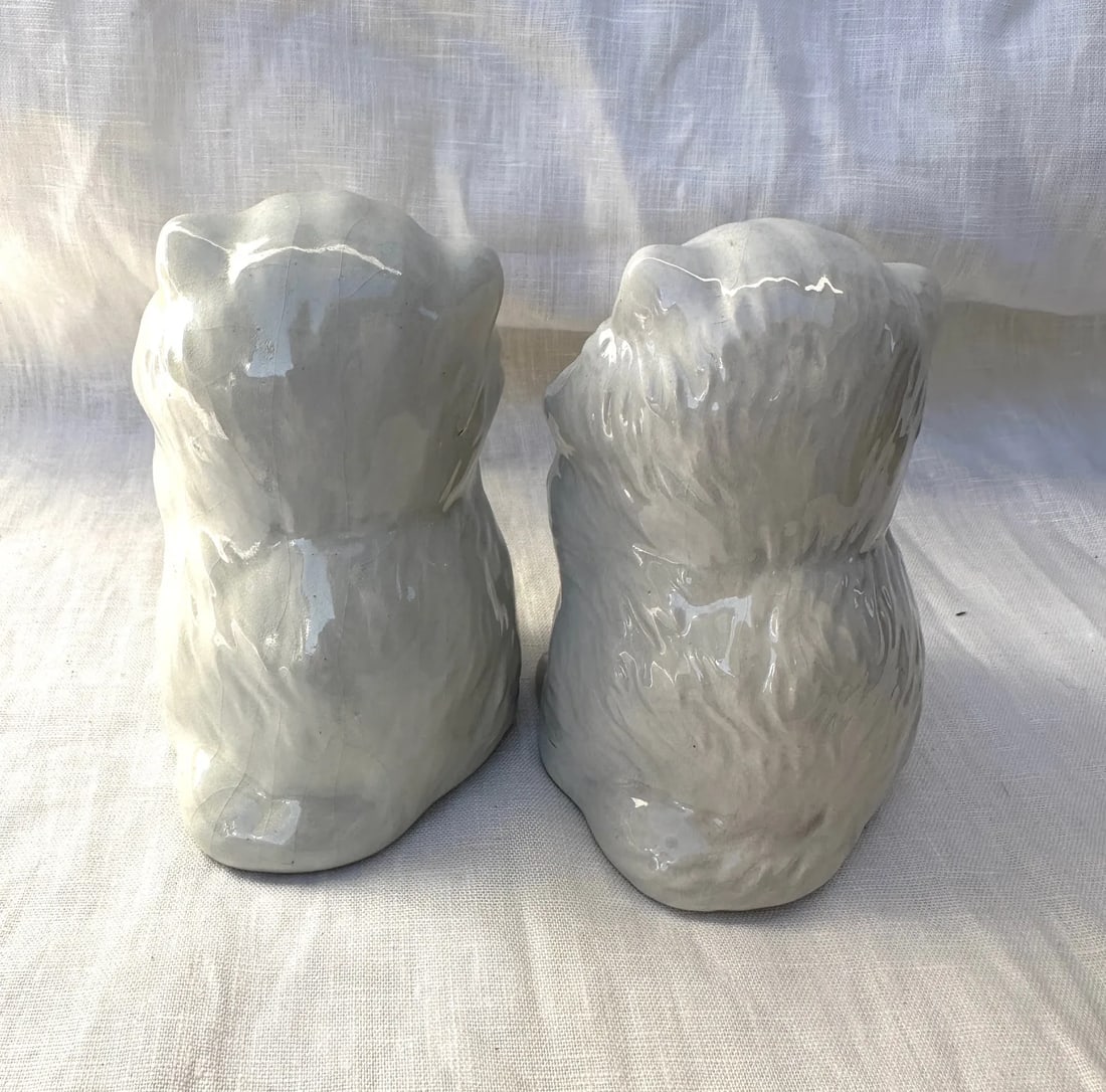 Vintage Ceramic Persian Kittens Figurines-A Pair - 2