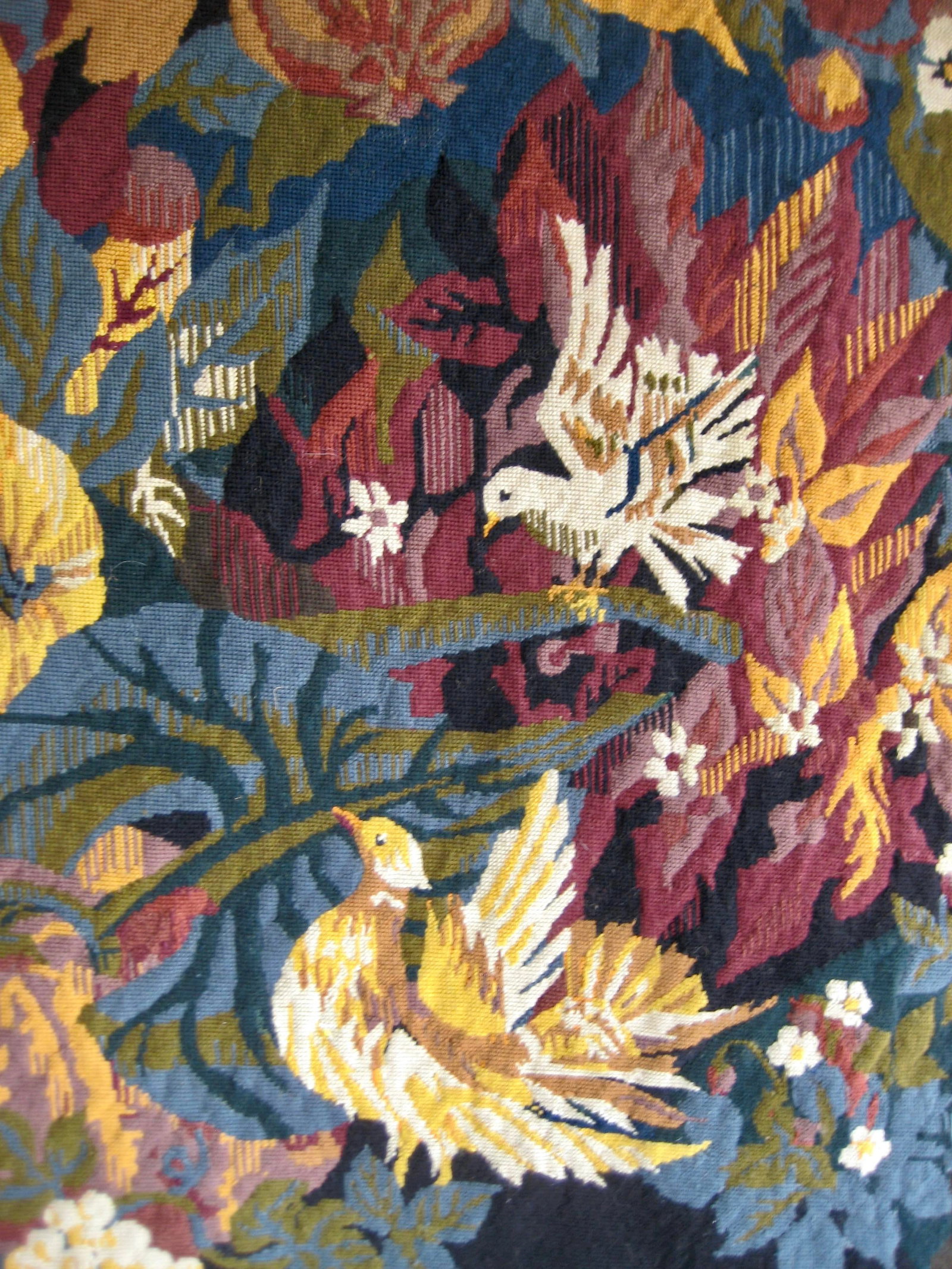 1960s French Mid Century Modern Herve Lelong Aubusson Tapestry - 5