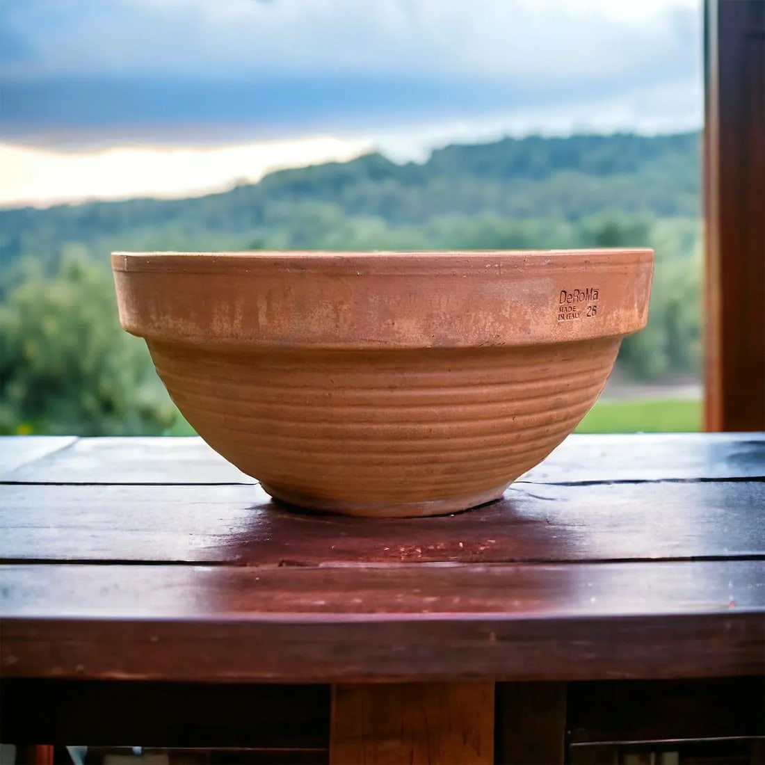 Vintage Italian Terracotta Handmade Clay Planter - 9