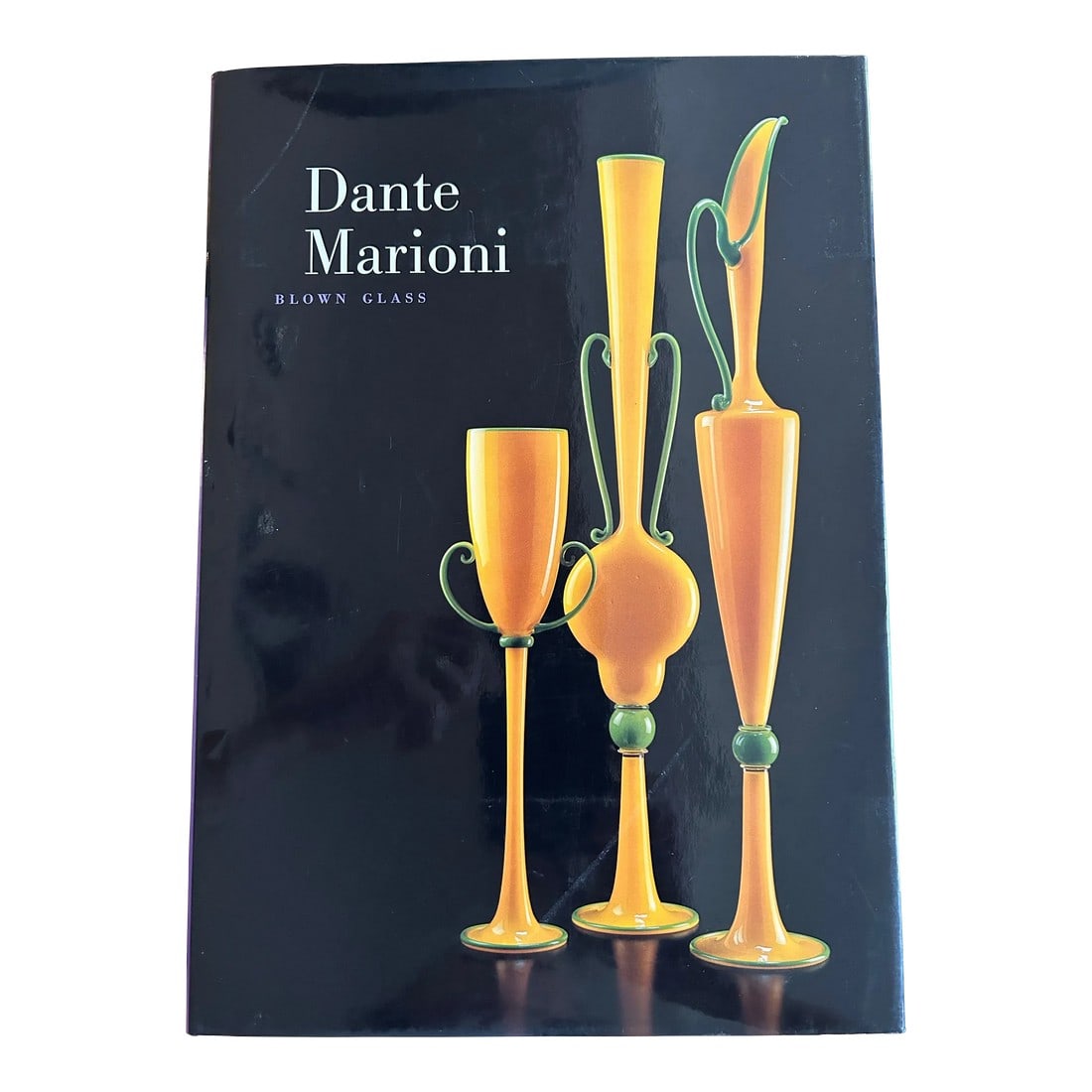 Contemporary Book "Dante Marioni Blown Glass" Signed by Artist: If you collect blown art glass or follow Dante Marioni, this book needs to be in your collection. Perfect for your coffee table, the book contains gorgeous illustrations of works by Marioni. A bonus,