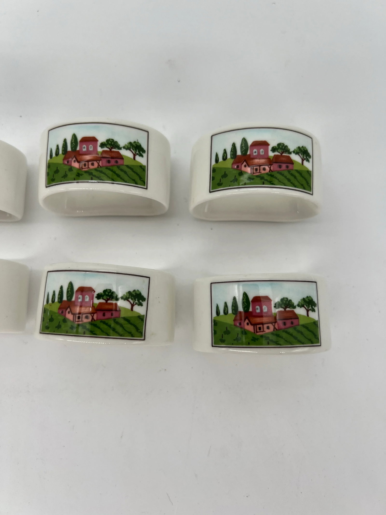 Villeroy & Boch NaÃ¯f Napkin Rings - Set of 6 - 5