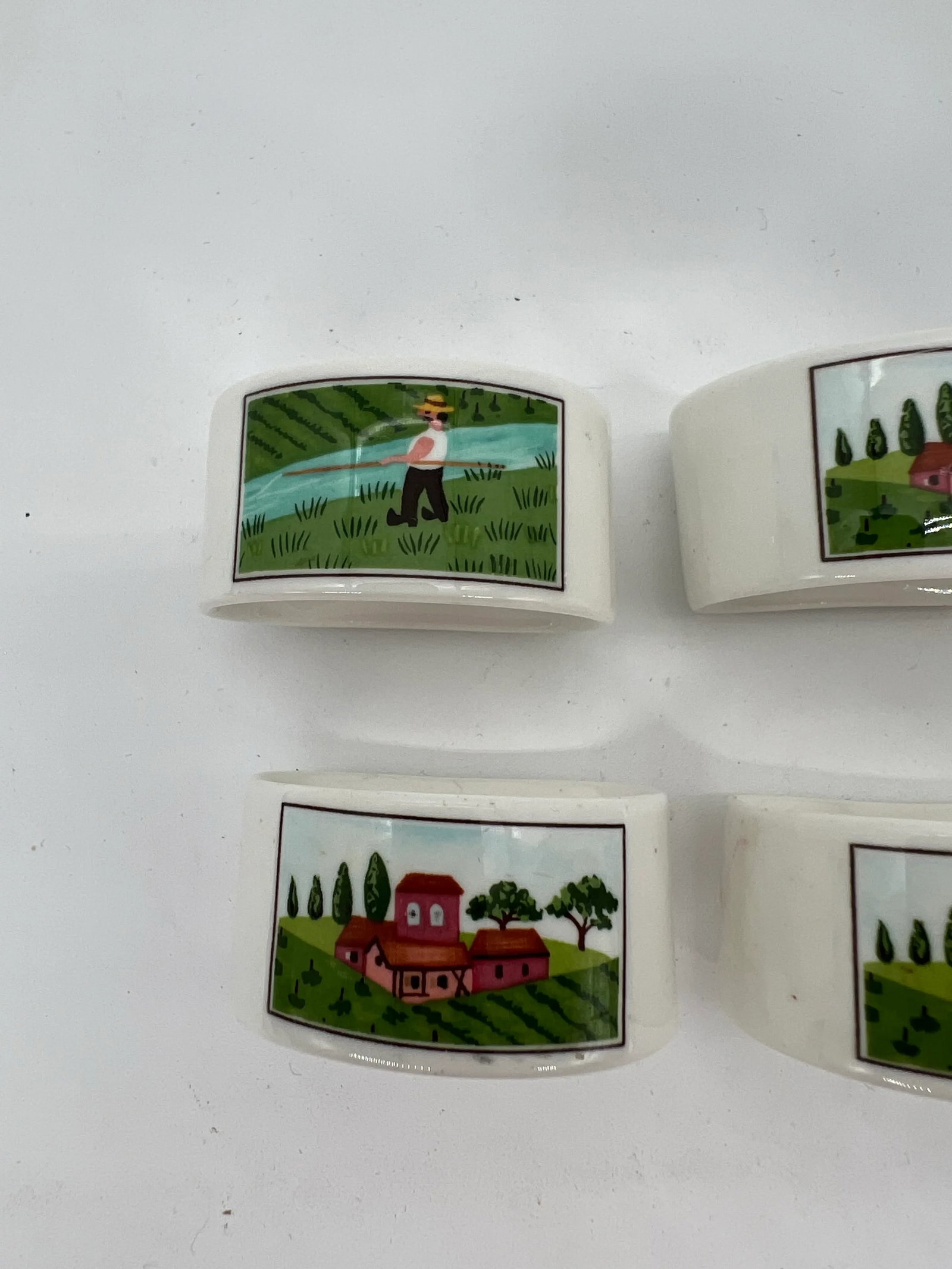 Villeroy & Boch NaÃ¯f Napkin Rings - Set of 6 - 6