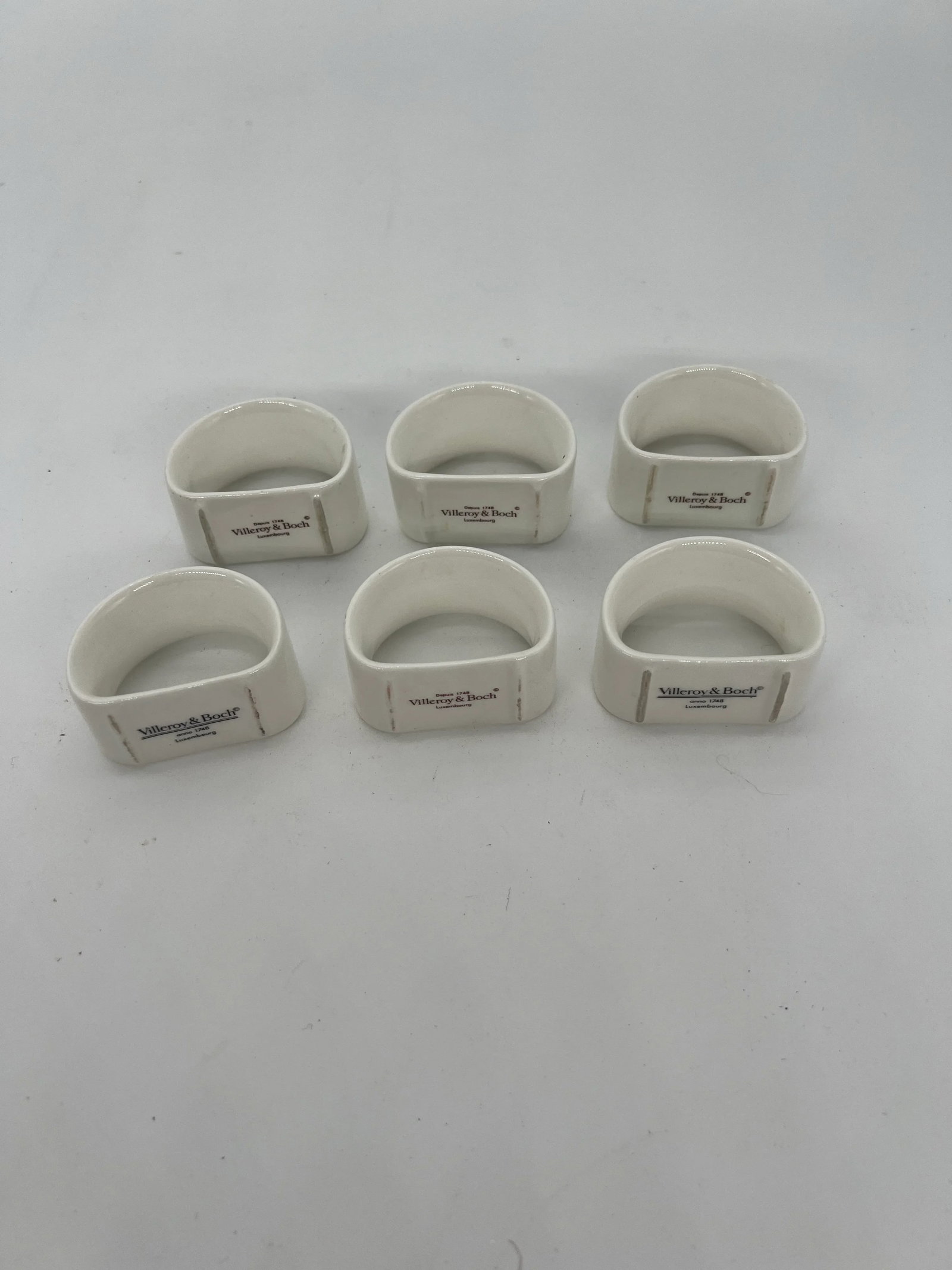 Villeroy & Boch NaÃ¯f Napkin Rings - Set of 6 - 9