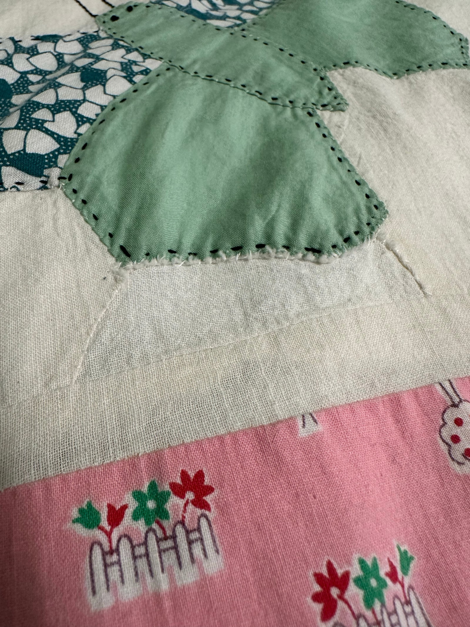 Vintage Butterfly Handmade Quilt - 8