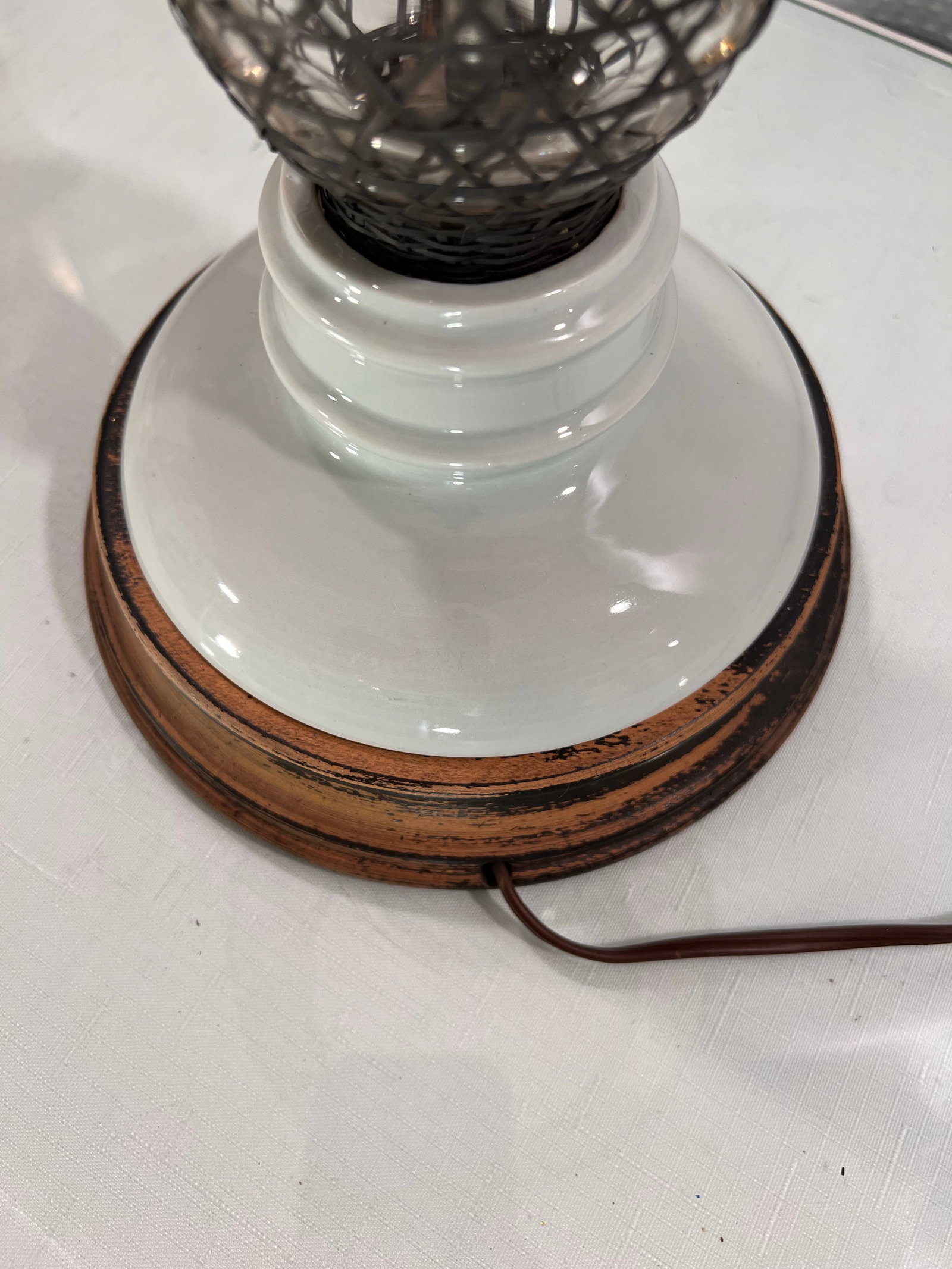 Vintage Frederick Cooper Seltzer Bottle Table Lamp - 11