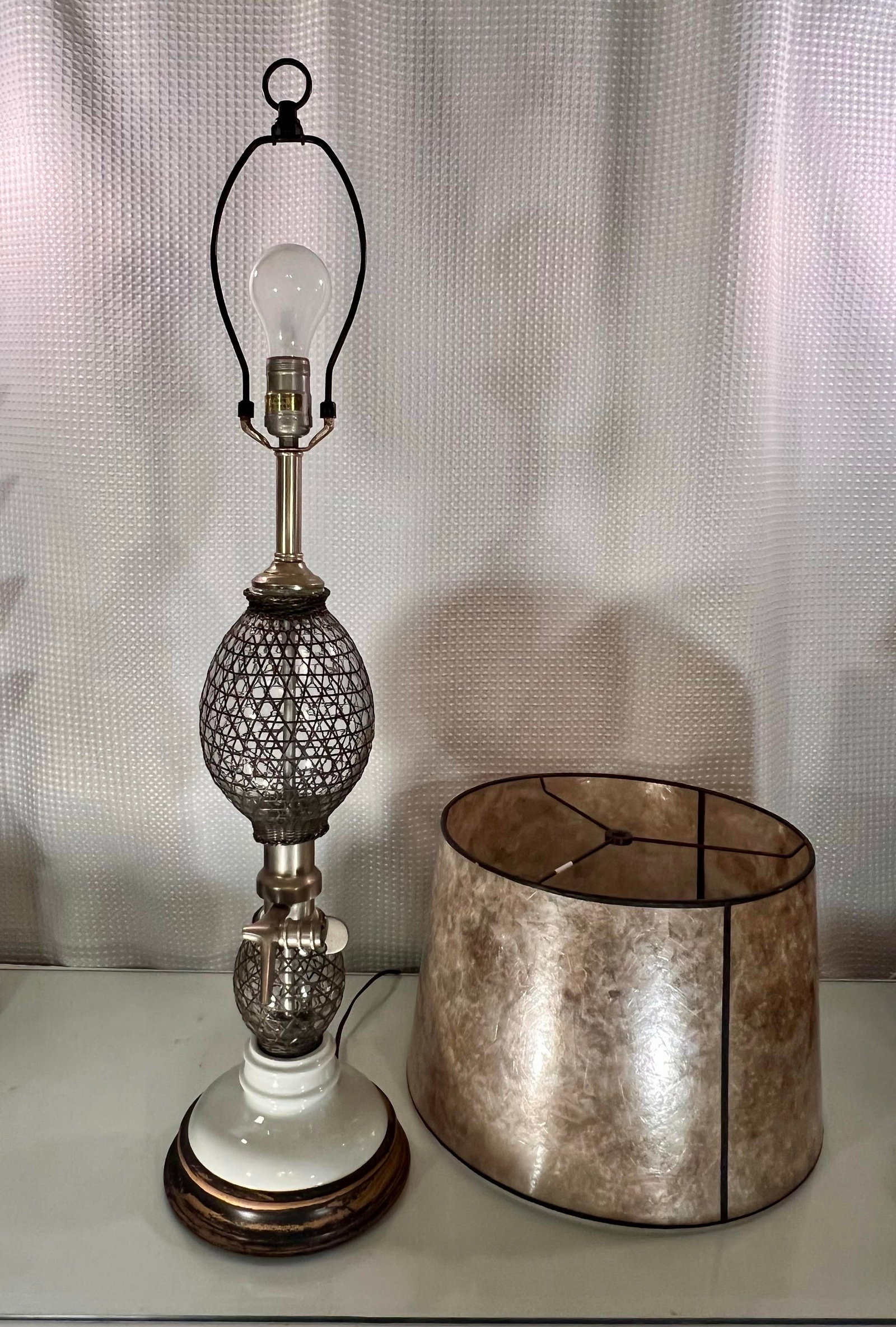 Vintage Frederick Cooper Seltzer Bottle Table Lamp - 3