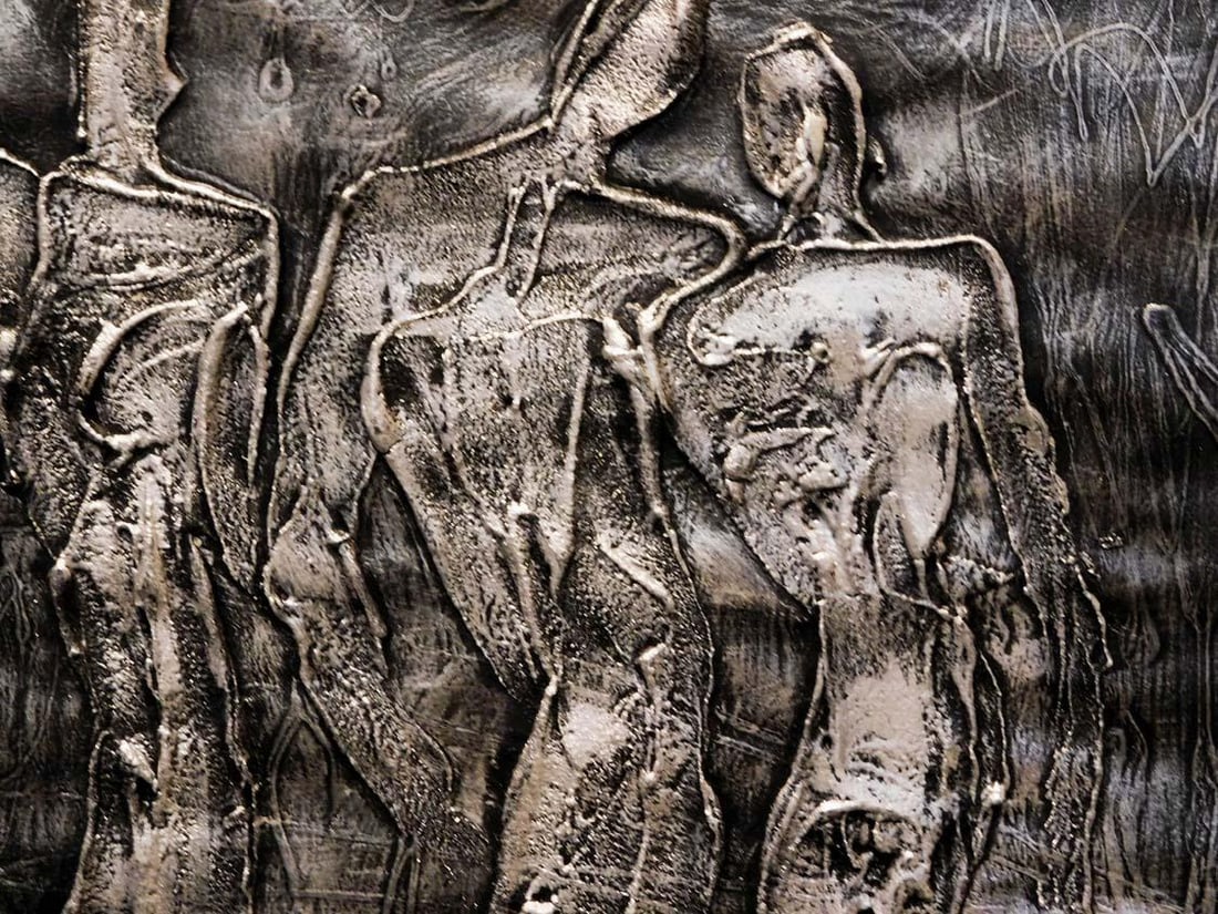 Irina Russkol Mixed Media With Oil Acrylic Paper#041814-14 Hand Signed - 4