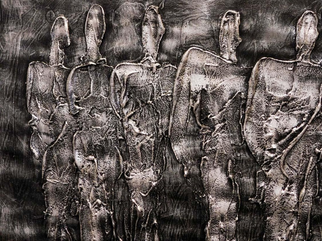 Irina Russkol Mixed Media With Oil Acrylic Paper#041814-14 Hand Signed - 5