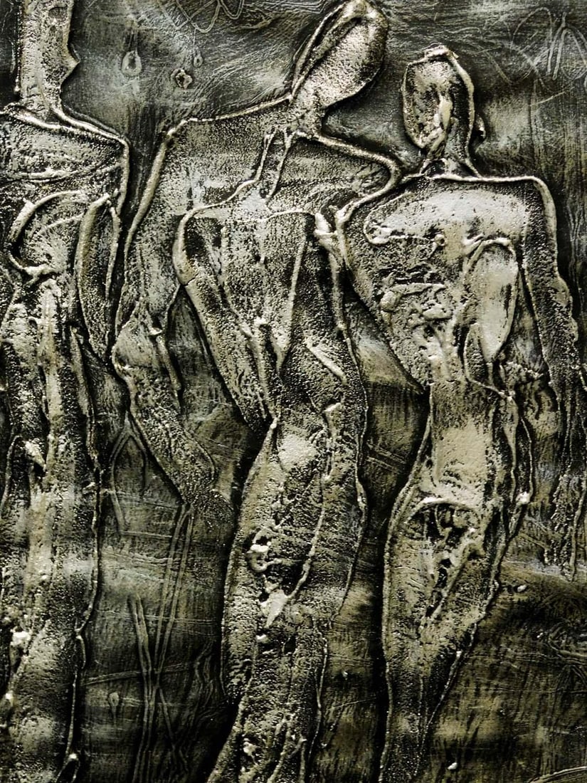 Irina Russkol Mixed Media With Oil Acrylic Paper#041814-14 Hand Signed - 6