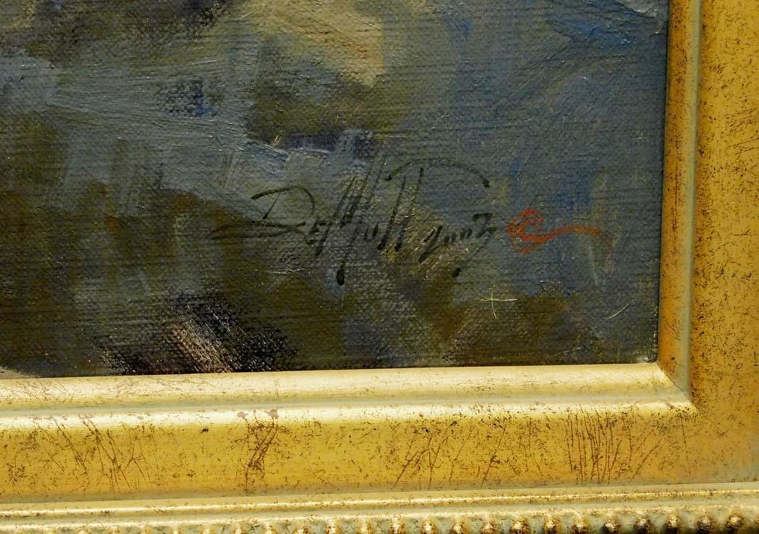 John Demott "Before the Big Sleep" Original Oil Painting on Canvas Hand Signed Framed Bear - 4