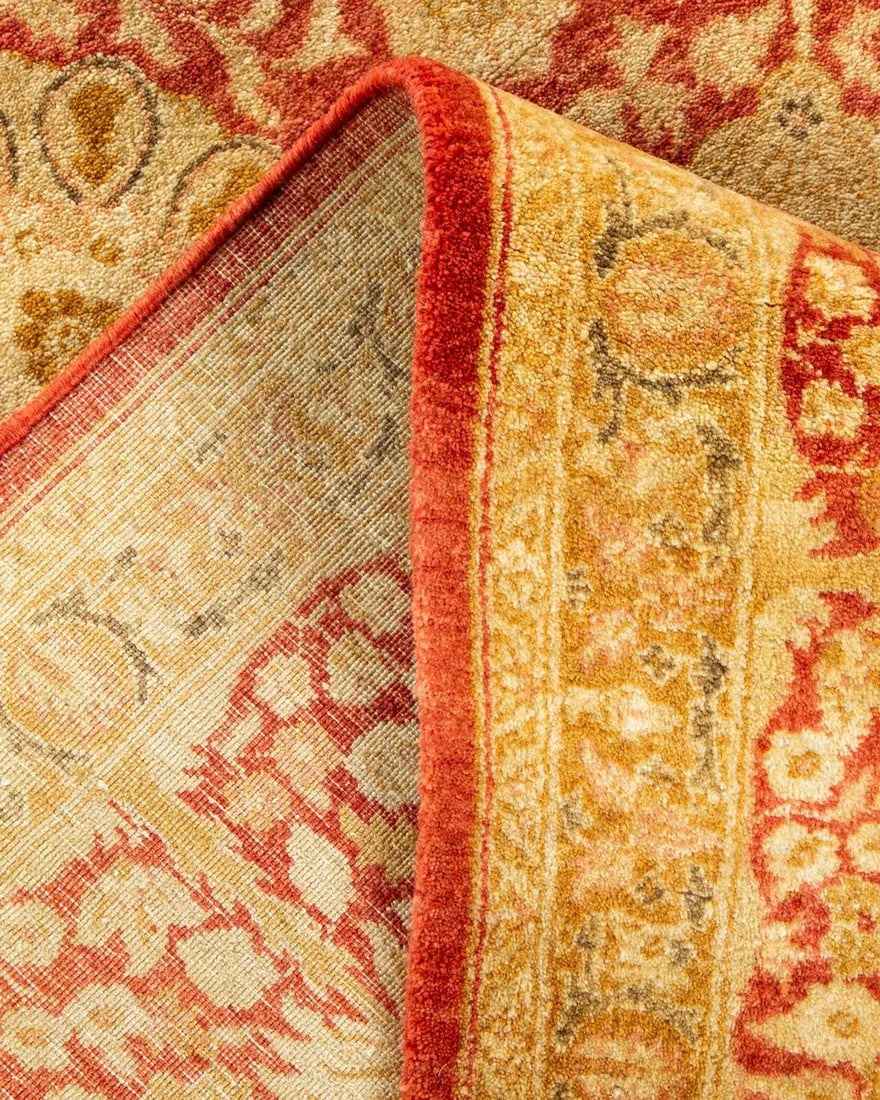 Mogul, One-of-a-Kind Hand-Knotted Area Rug - Orange, 6' 0" x 8' 7" - 6