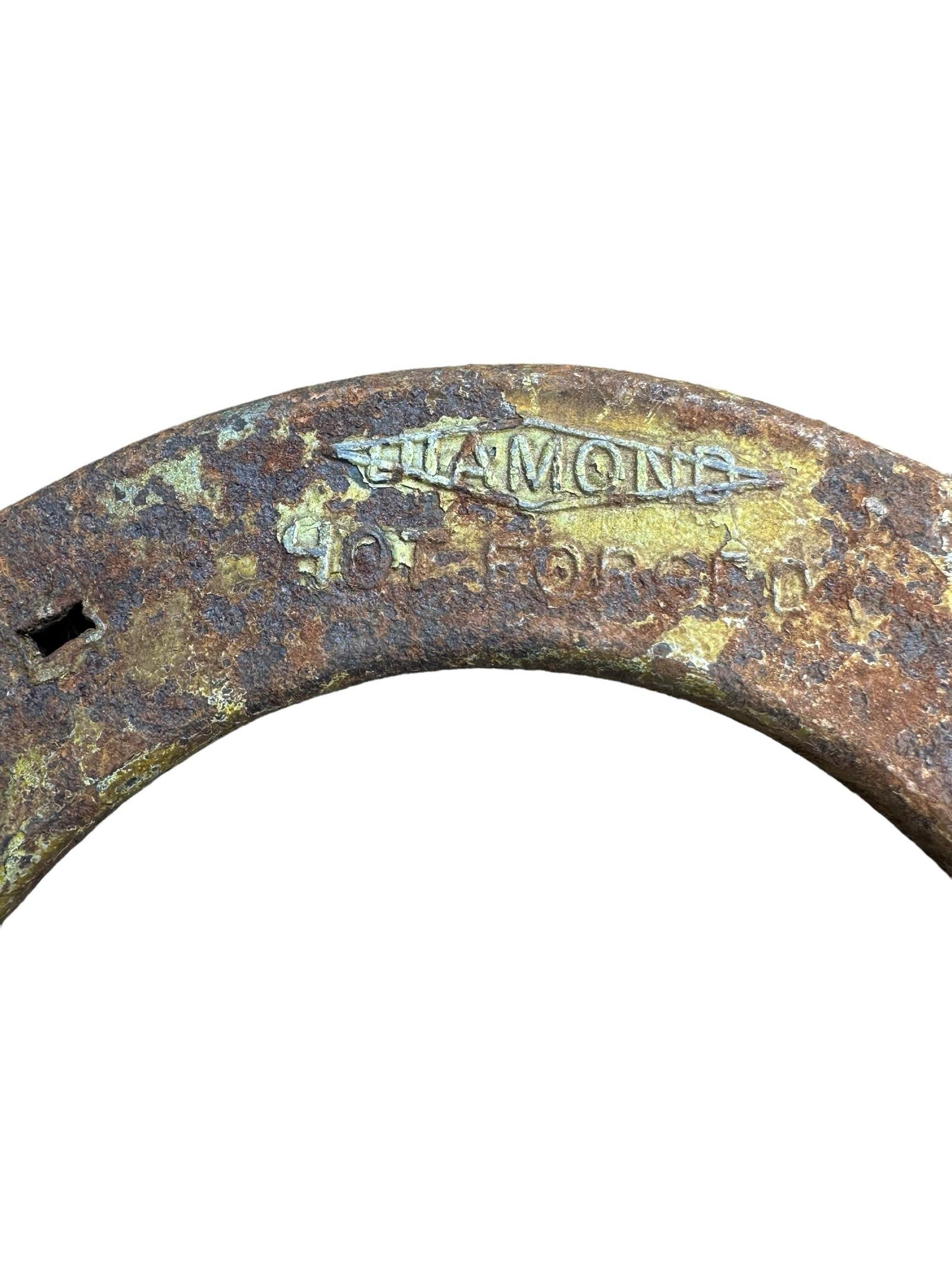 Mid 20th Century Diamond Pitching Horseshoes Wall Decor- Set of 3 - 7