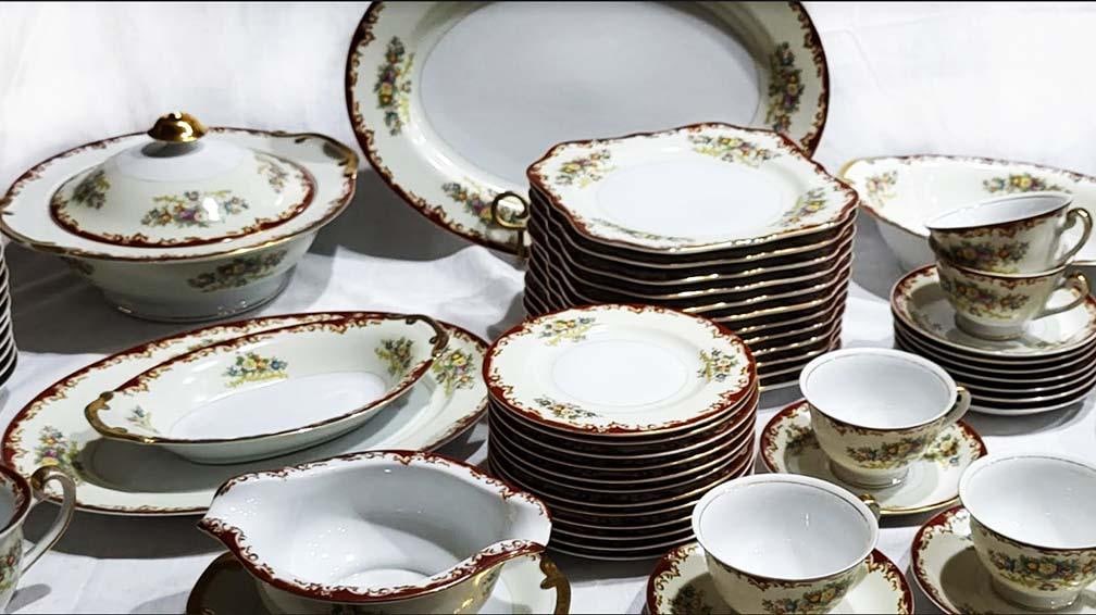 Rare Set Kikusui China, Pattern Kik14 - 56 Pieces - 3