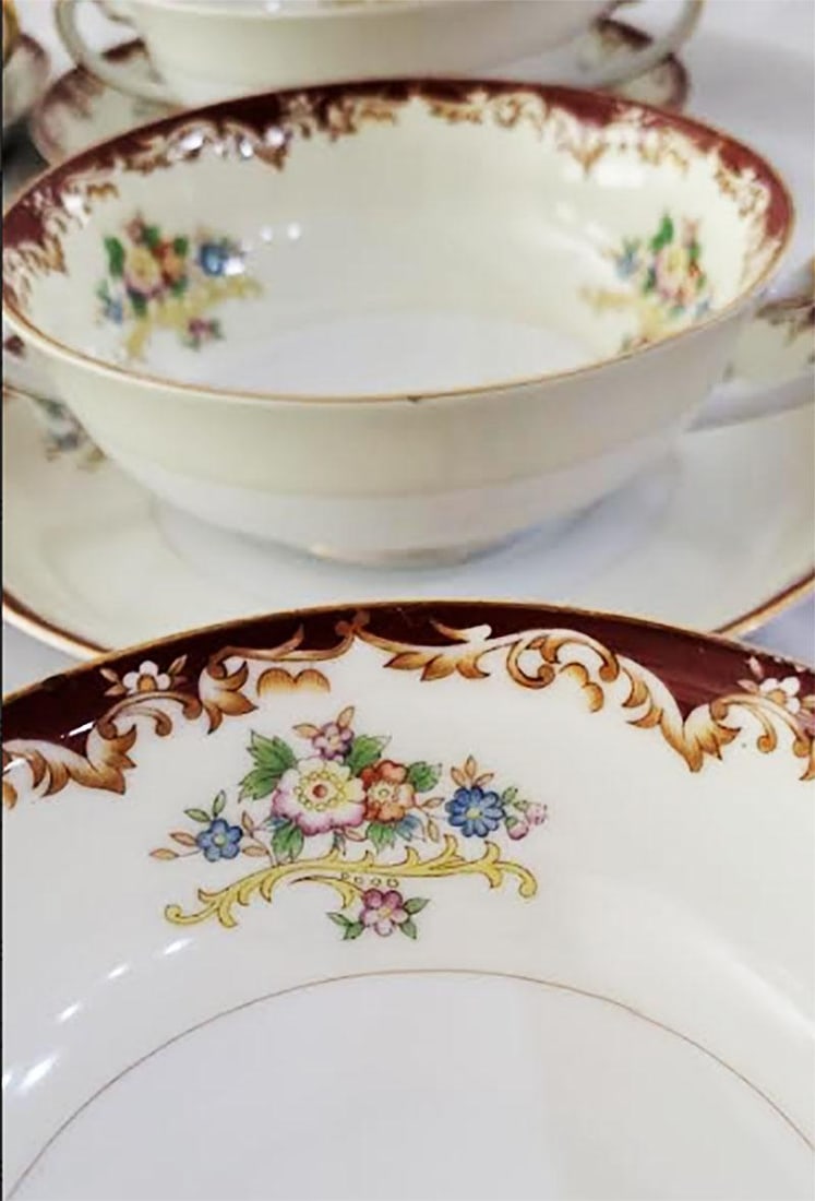 Rare Set Kikusui China, Pattern Kik14 - 56 Pieces - 5