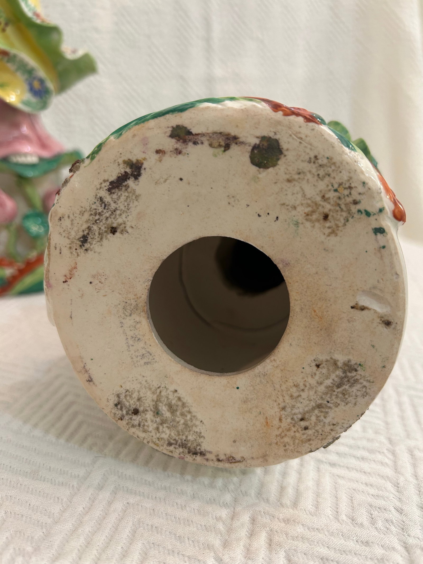 Early to Mid 20th Century Chinoiserie Porcelain Guanyin (Kwan Yin ) 16" Statues Handpainted - a Pa - 12