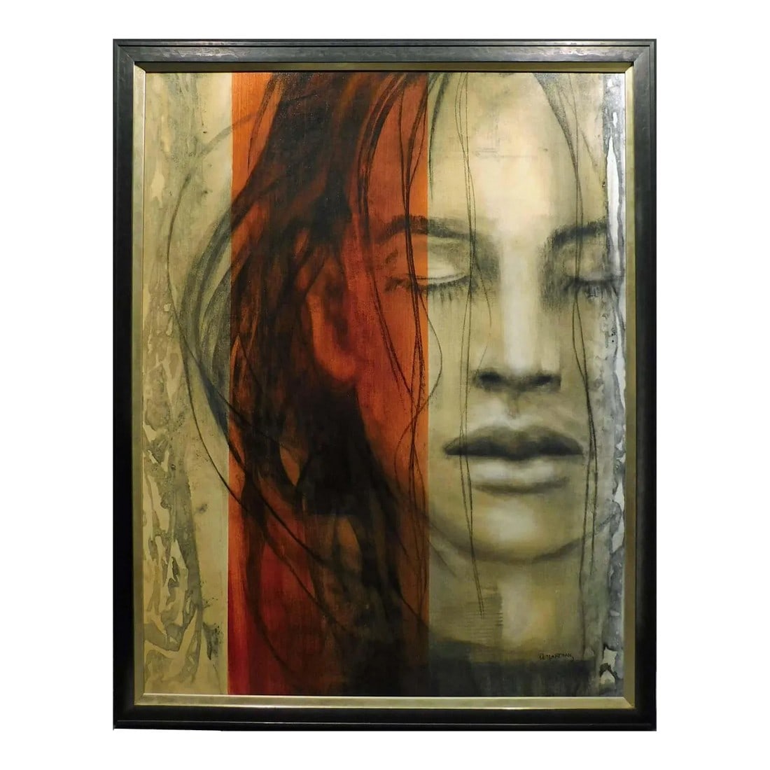 Andre Desjardins "Seasons" Original Oil on Canvas Custom Frame Hand Signed: Seasons by Andre Desjardins Original Oil Painting on Canvas Hand signed by the artist Framed Size: 55" x 43" Image Size: 51" x 39" Custom Frame Condition: Mint Gallery Retail : $13,900.00(framed) Cert