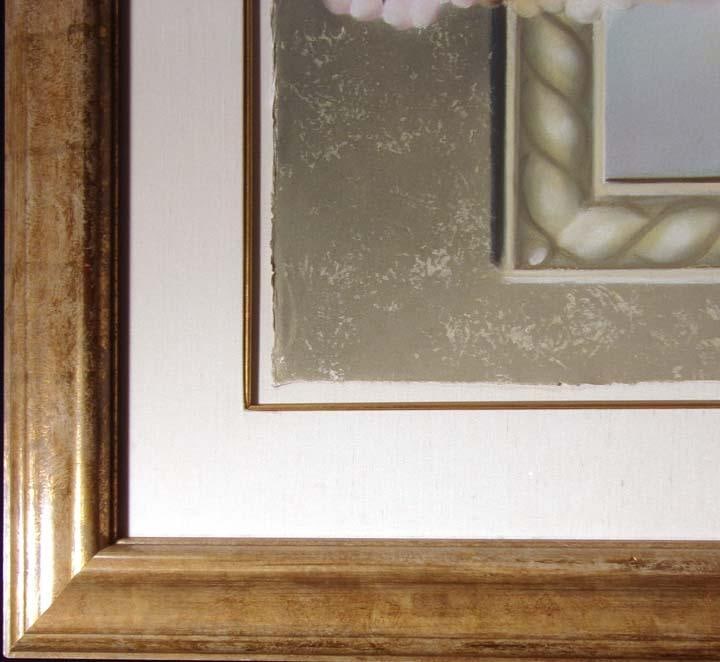 James Jensen Original Pastel Flower With Beautiful Custom Frame Art - 3