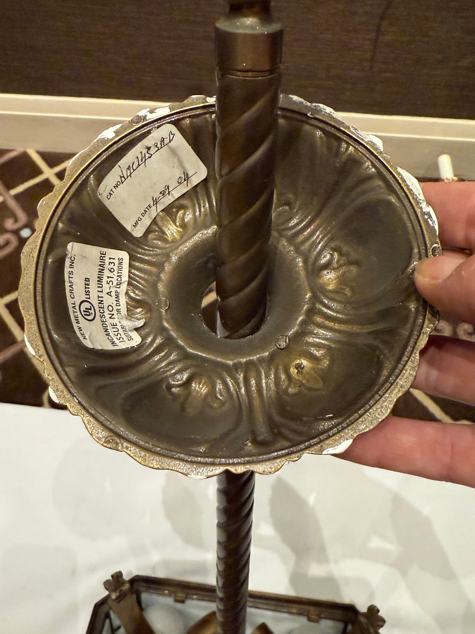 Early 2000s Gothic Style Custom Pendant Light - 12