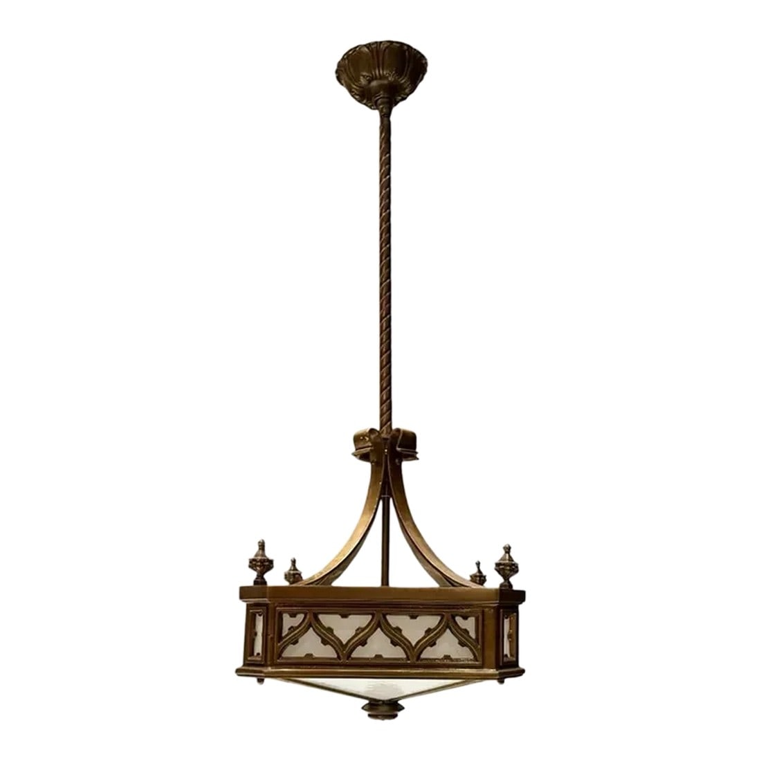 Early 2000s Gothic Style Custom Pendant Light (1 of 12)