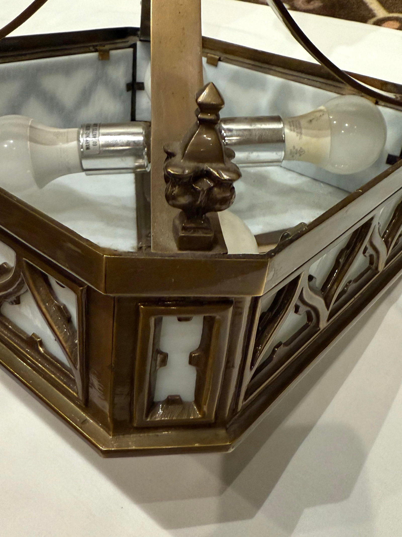 Early 2000s Gothic Style Custom Pendant Light - 7