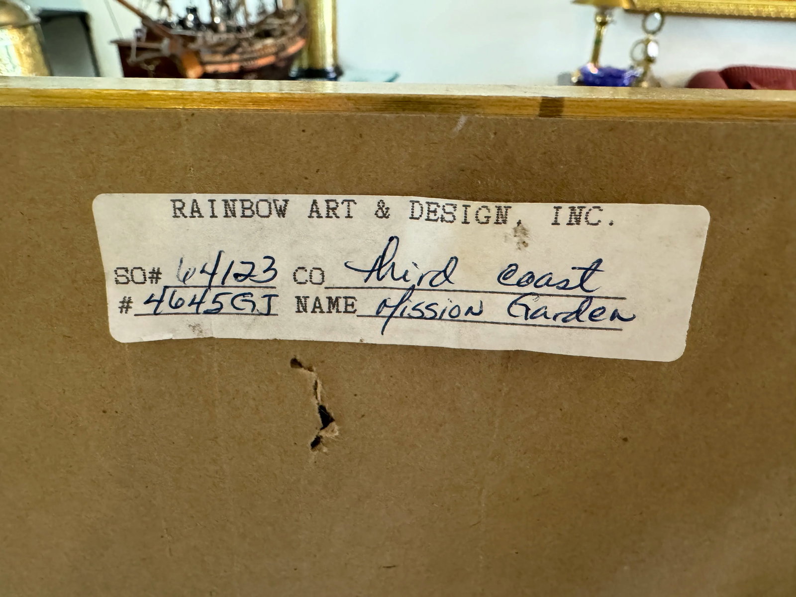 Mission Garden, Signed by Pete Beckmann, Acrylic on Canvas, Framed - 8