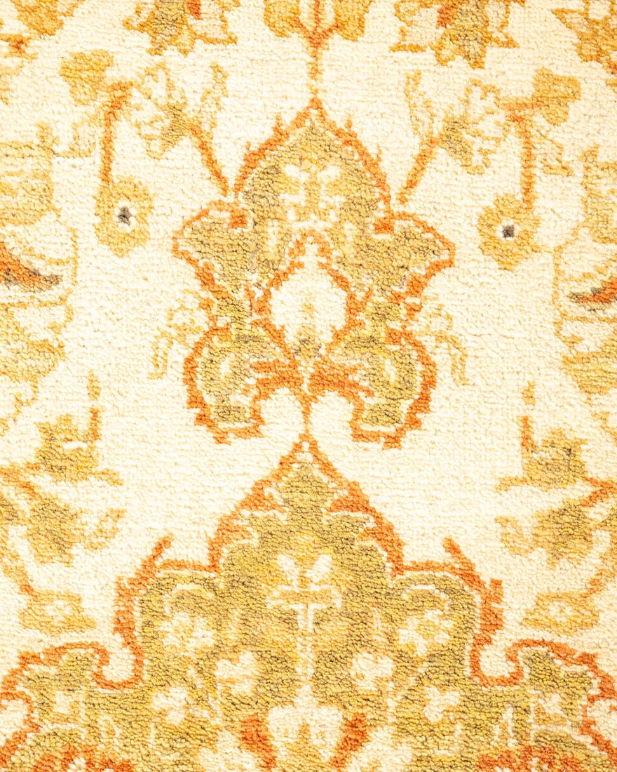 Mogul, One-of-a-Kind Hand-Knotted Area Rug - Ivory, 4' 1" x 6' 2" - 3