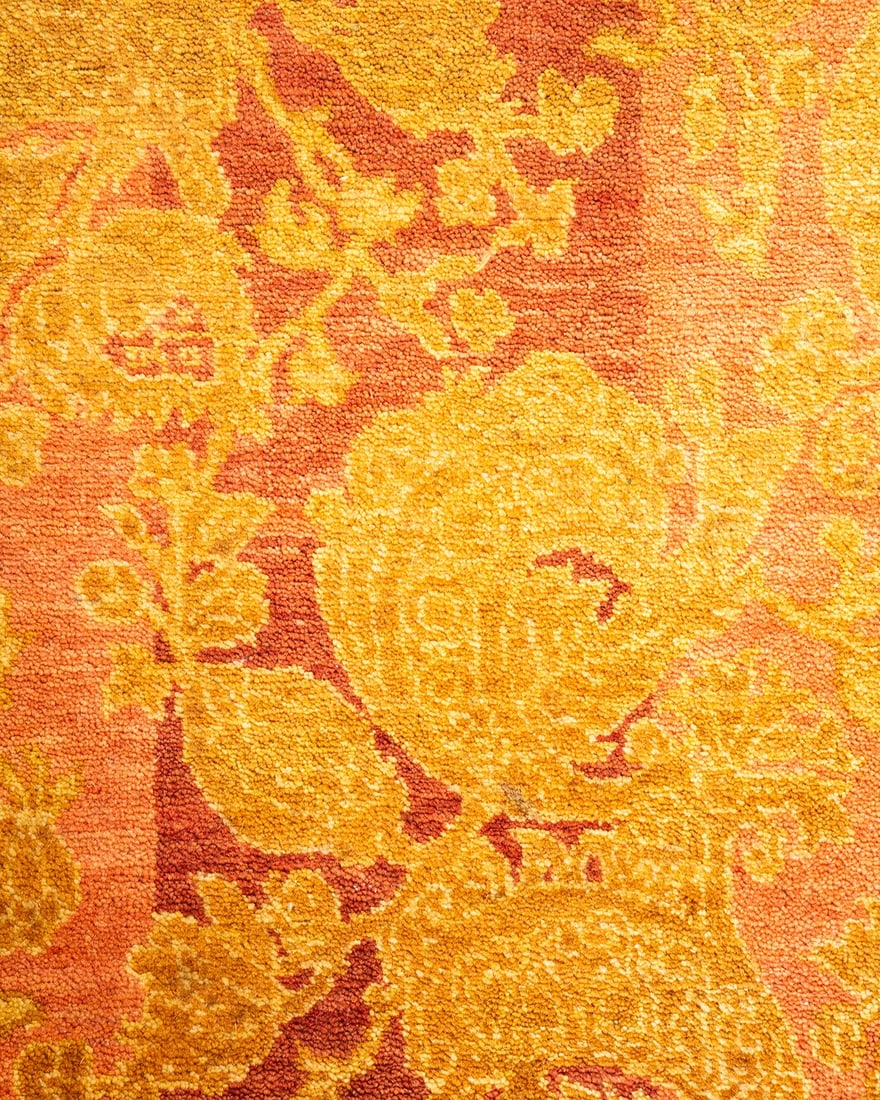 Mogul, One-of-a-Kind Hand-Knotted Area Rug - Pink, 4' 1" x 6' 1" - 3