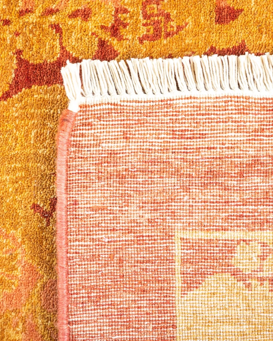 Mogul, One-of-a-Kind Hand-Knotted Area Rug - Pink, 4' 1" x 6' 1" - 5