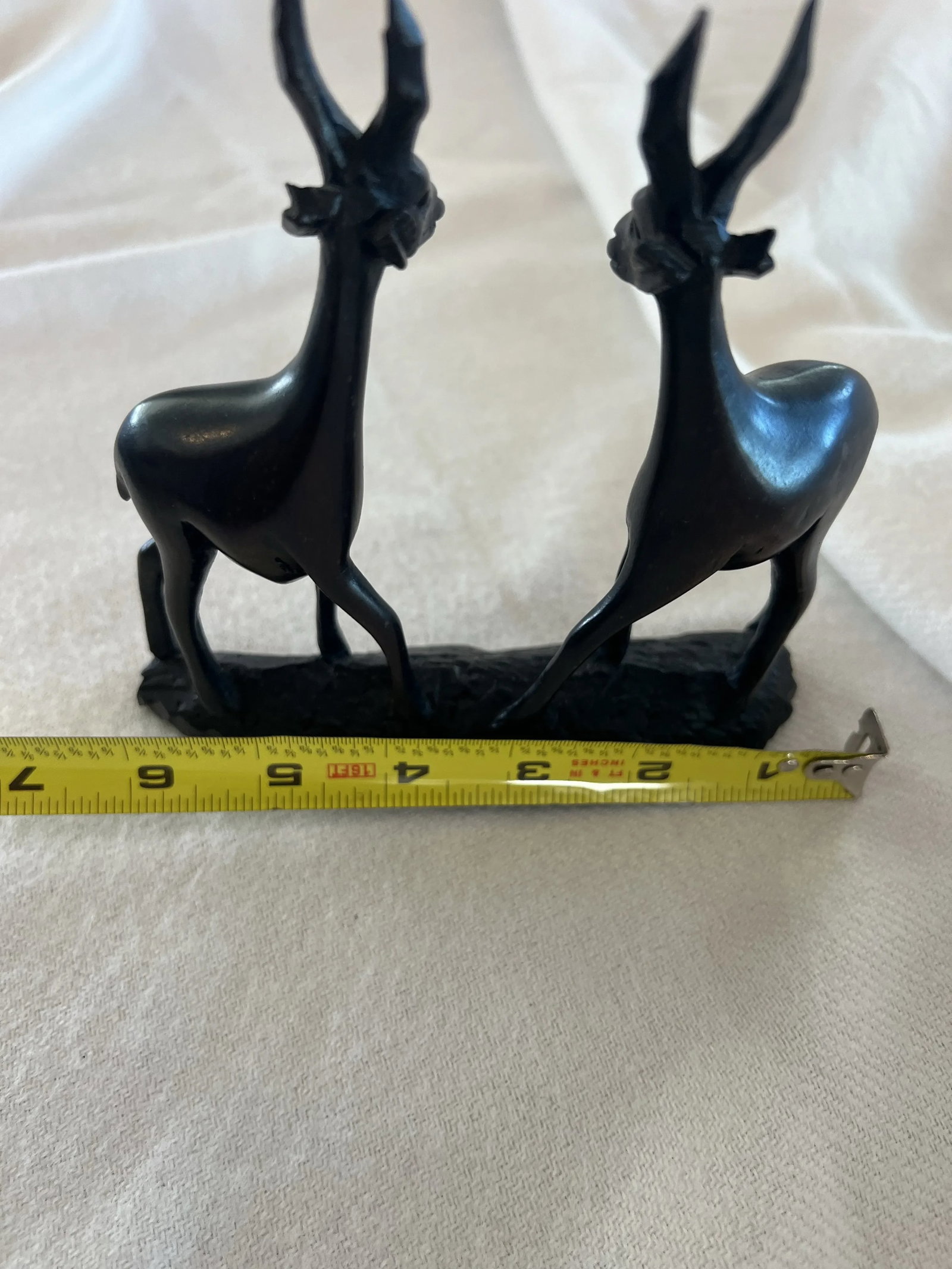 Hand Carved South African Springboks or Antelopes - 8
