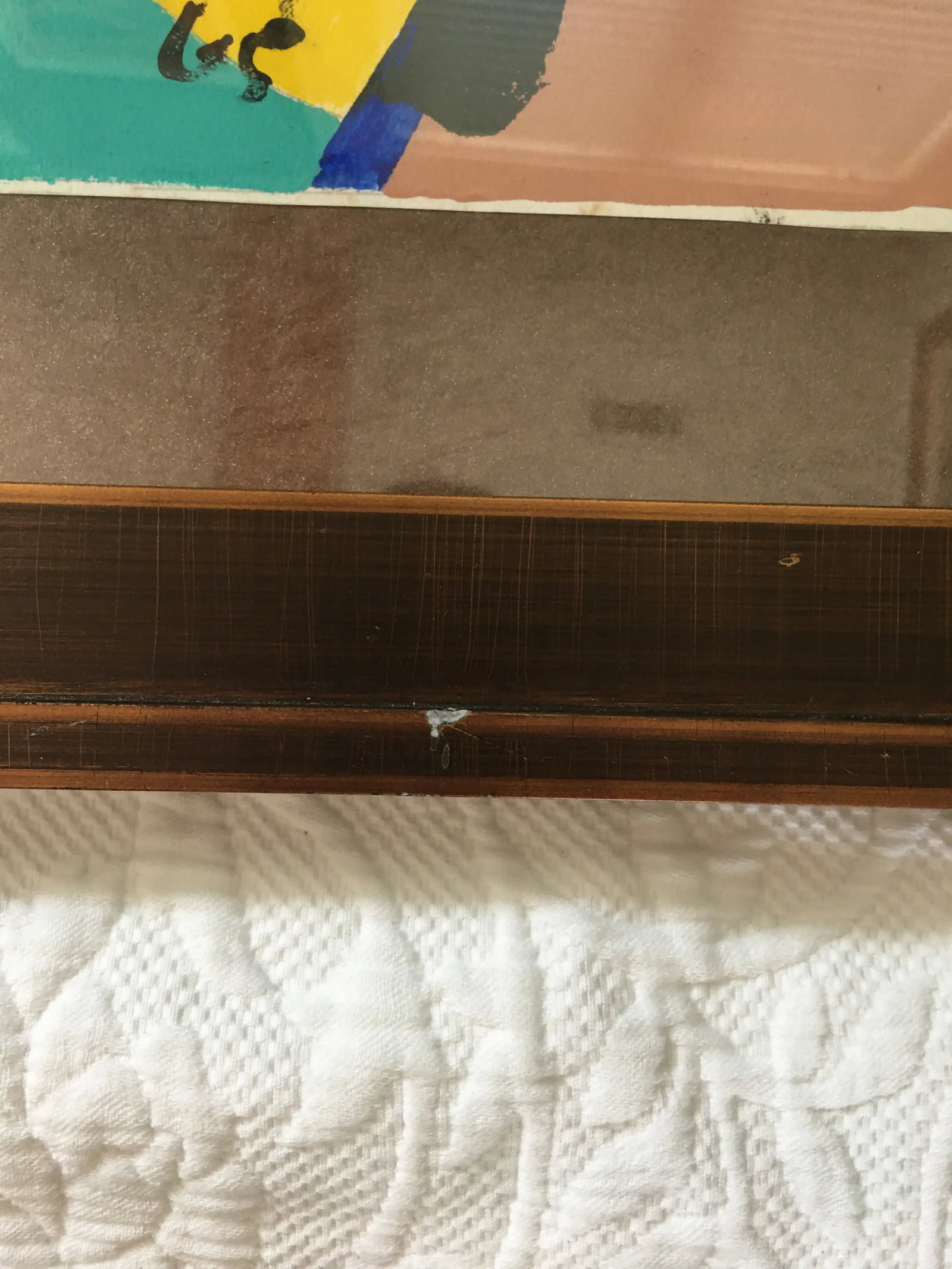 Abstract Painting, "Spanish Lady" by Peter Keil - Framed - 4