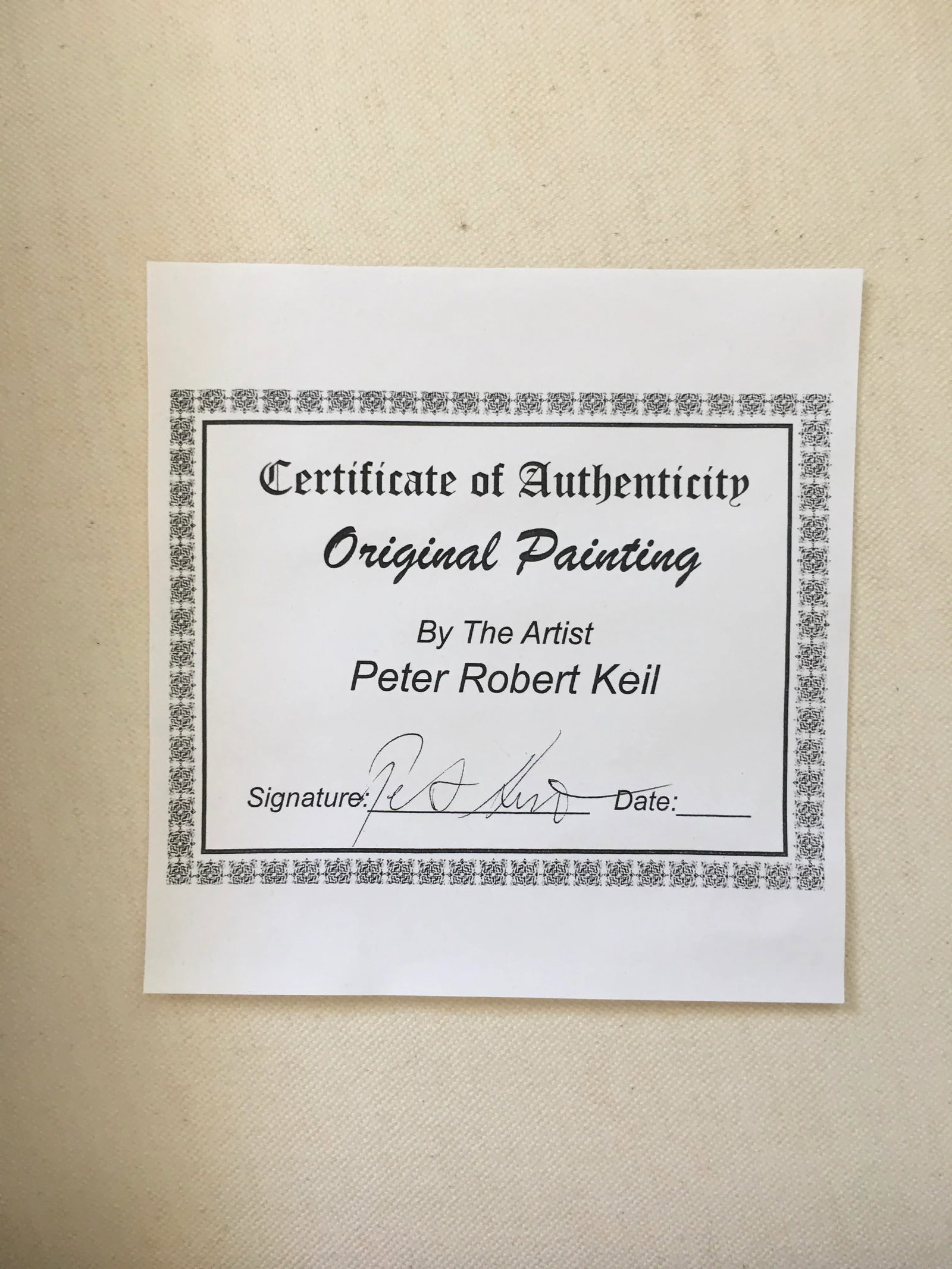 Abstract Painting by Peter Keil on Canvas - 5