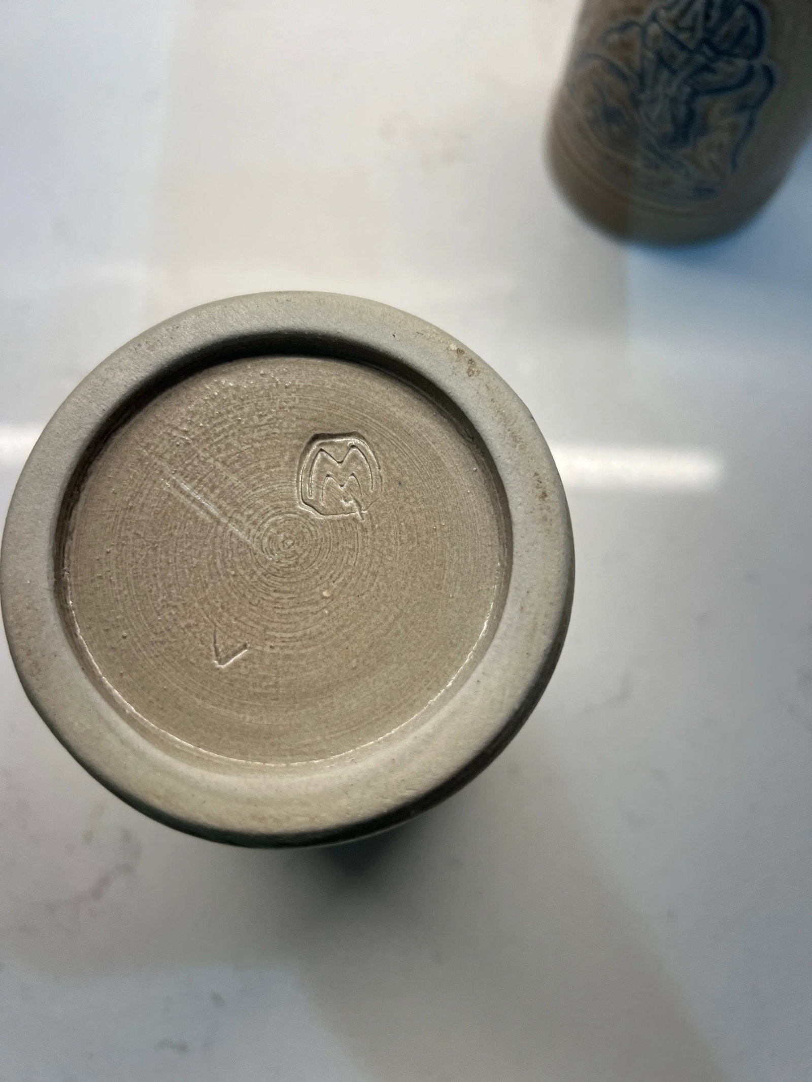 Vintage Java Tee Stoneware Mugs From Germany a Pair - 5