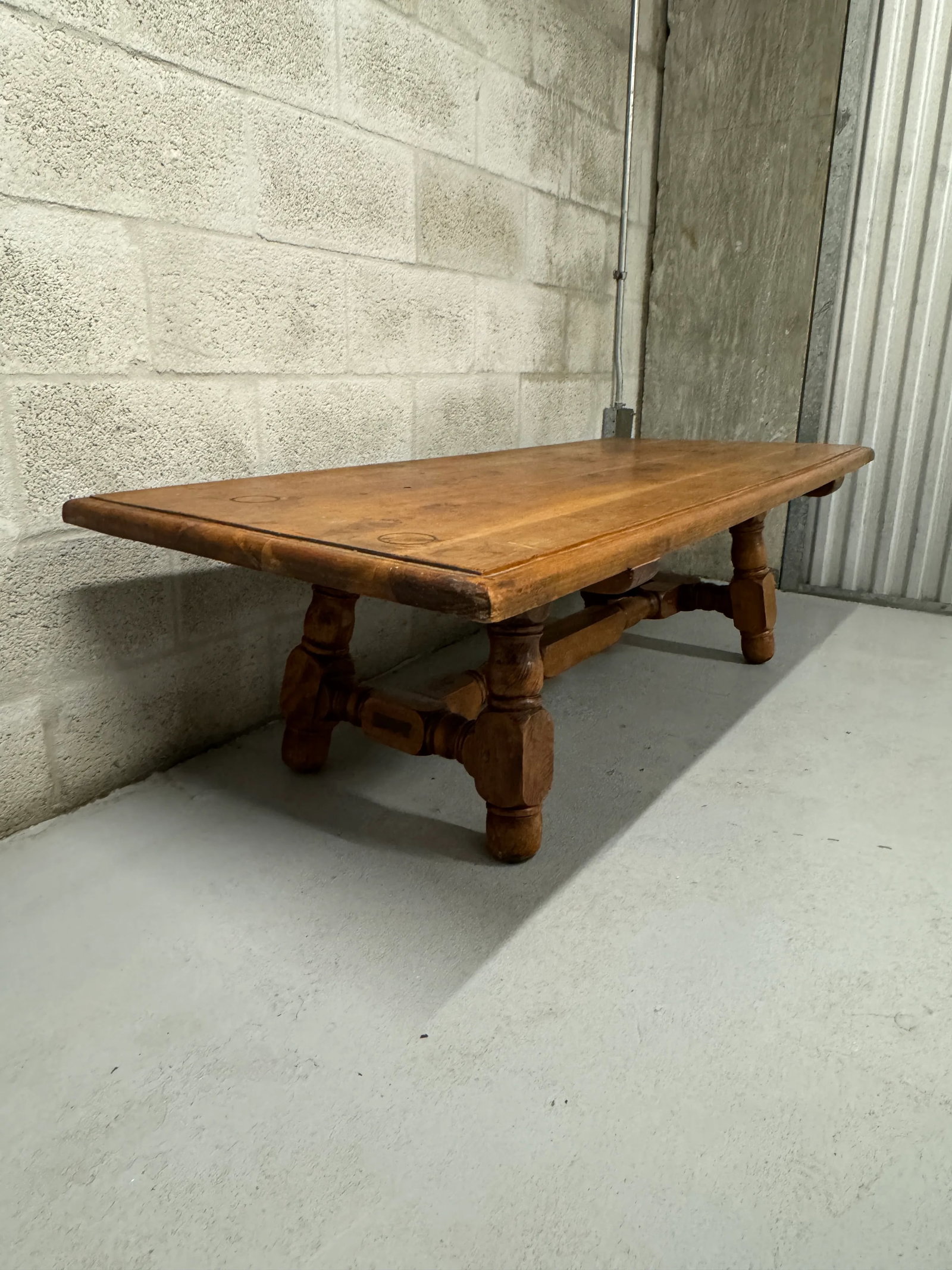 Vintage 1960s Rustic Coffee Table - 6
