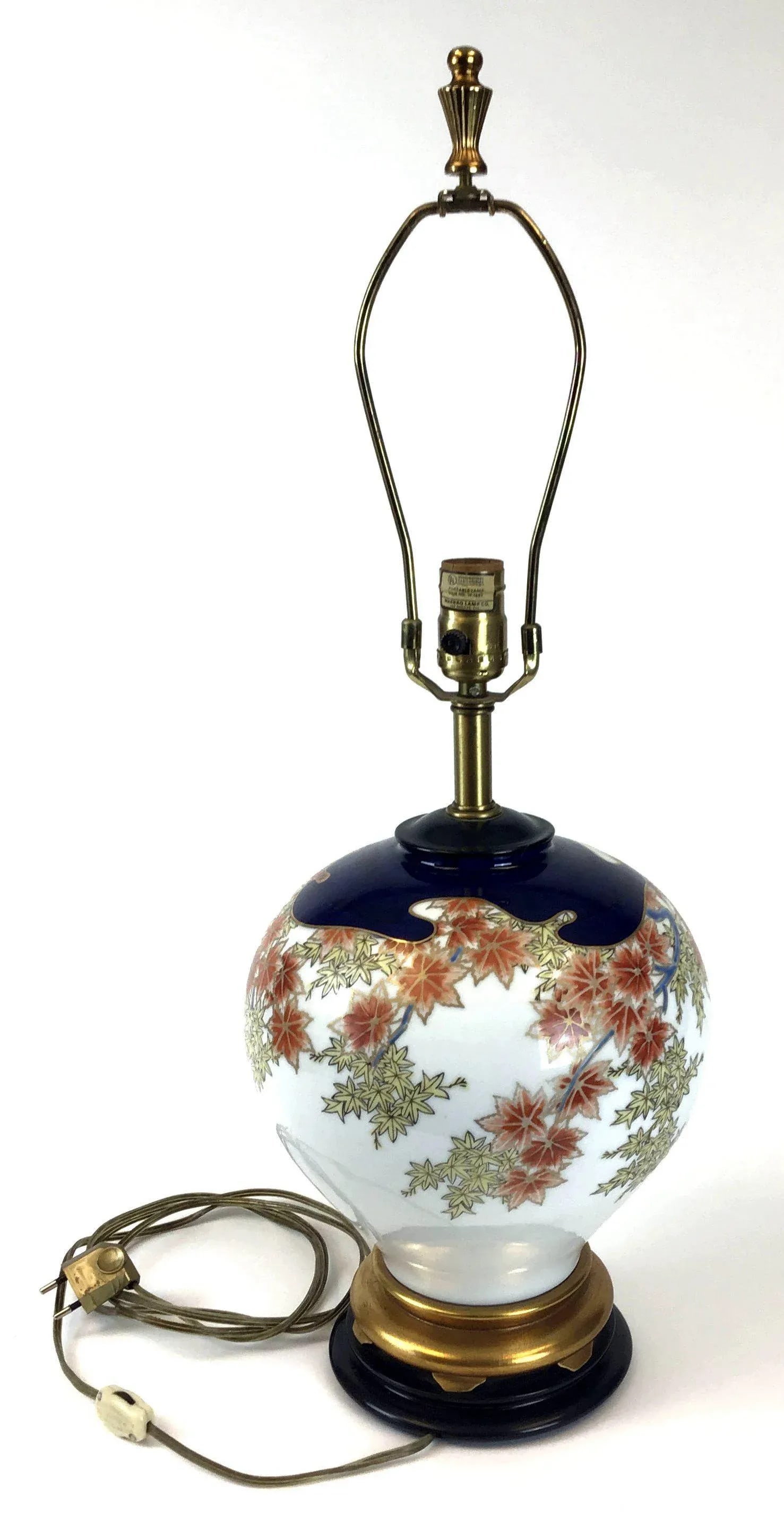 Marbro Japanese Style Porcelain Lamp - 13