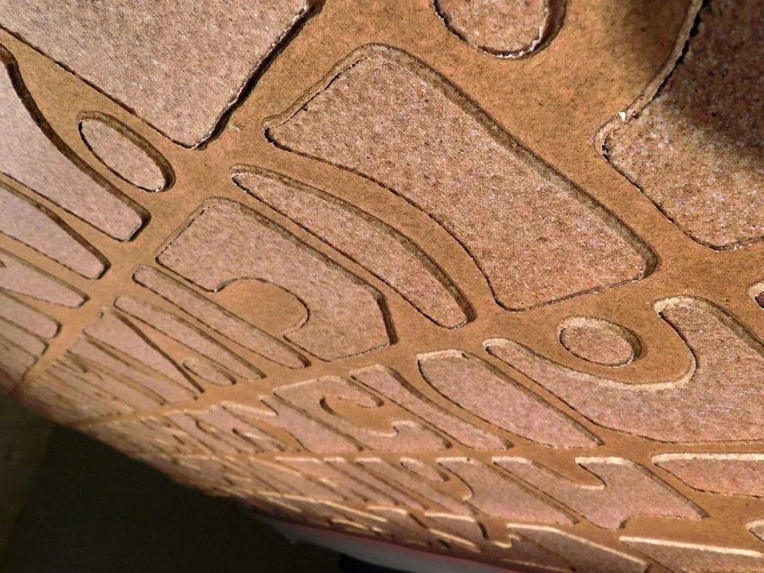 Paul Maxwell"Plenum"#10/150 Signed Limited Edition Acrylic Stencil Cast Abstract - 4