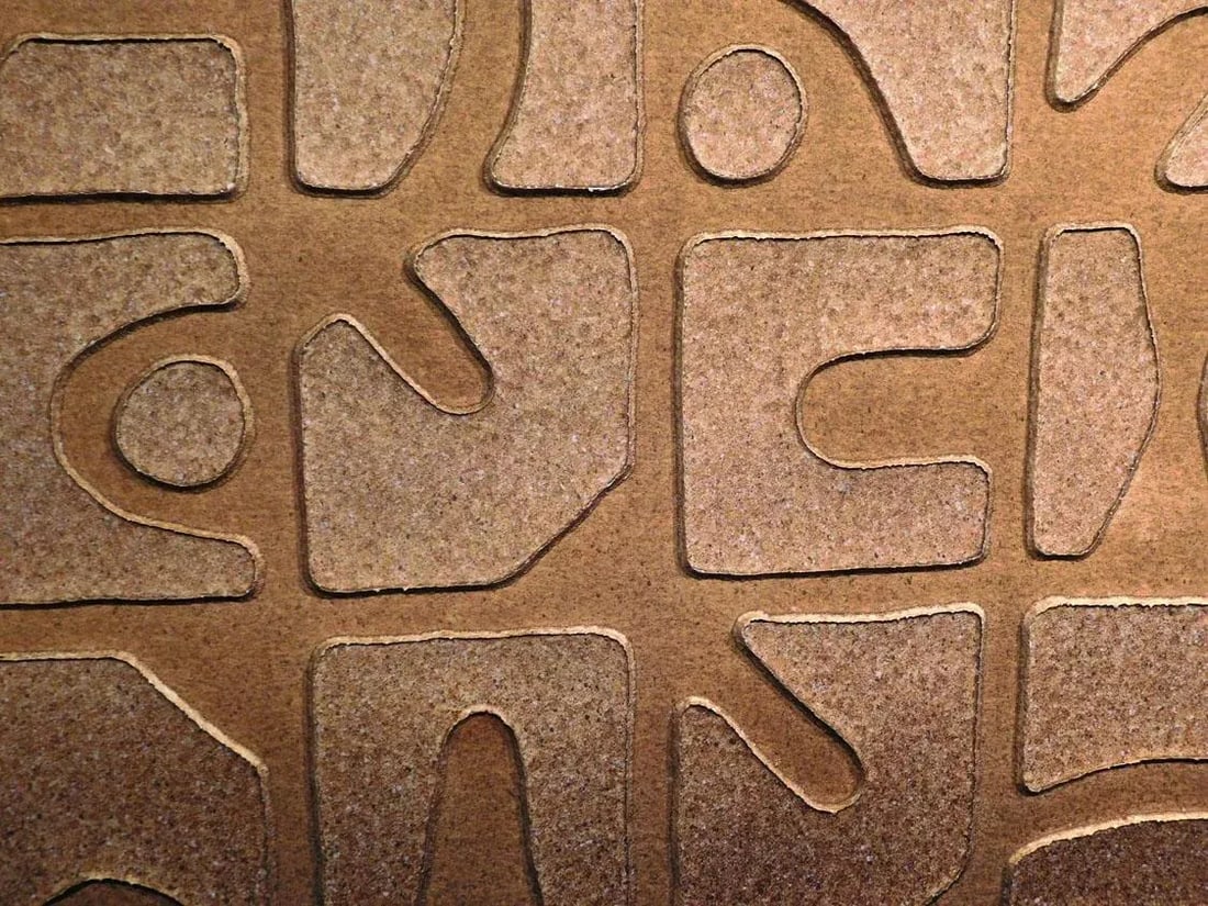 Paul Maxwell"Plenum"#10/150 Signed Limited Edition Acrylic Stencil Cast Abstract - 6