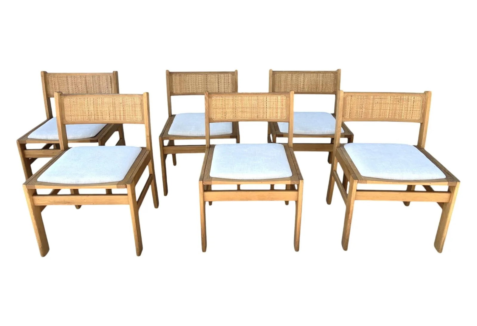 1960s Kurt Ã˜stervig–Style Teak Dining Chairs – Set of 6, Restored With New - 12
