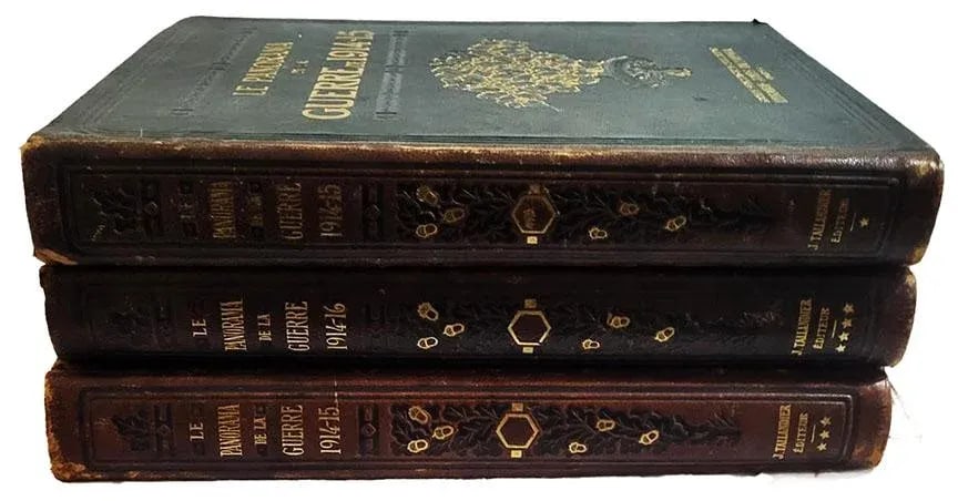 Le Panorama De La Guerre De 1914-1916 - 3 Volumes Military Books Ww1 - French Language - 4