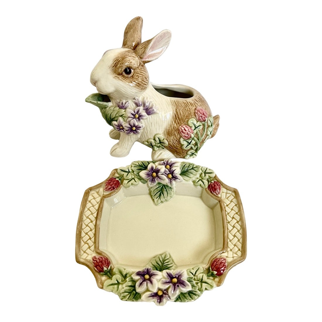 Fitz & Floyd Essentials "Botanical Bunny" Creamer Set (1 of 8)