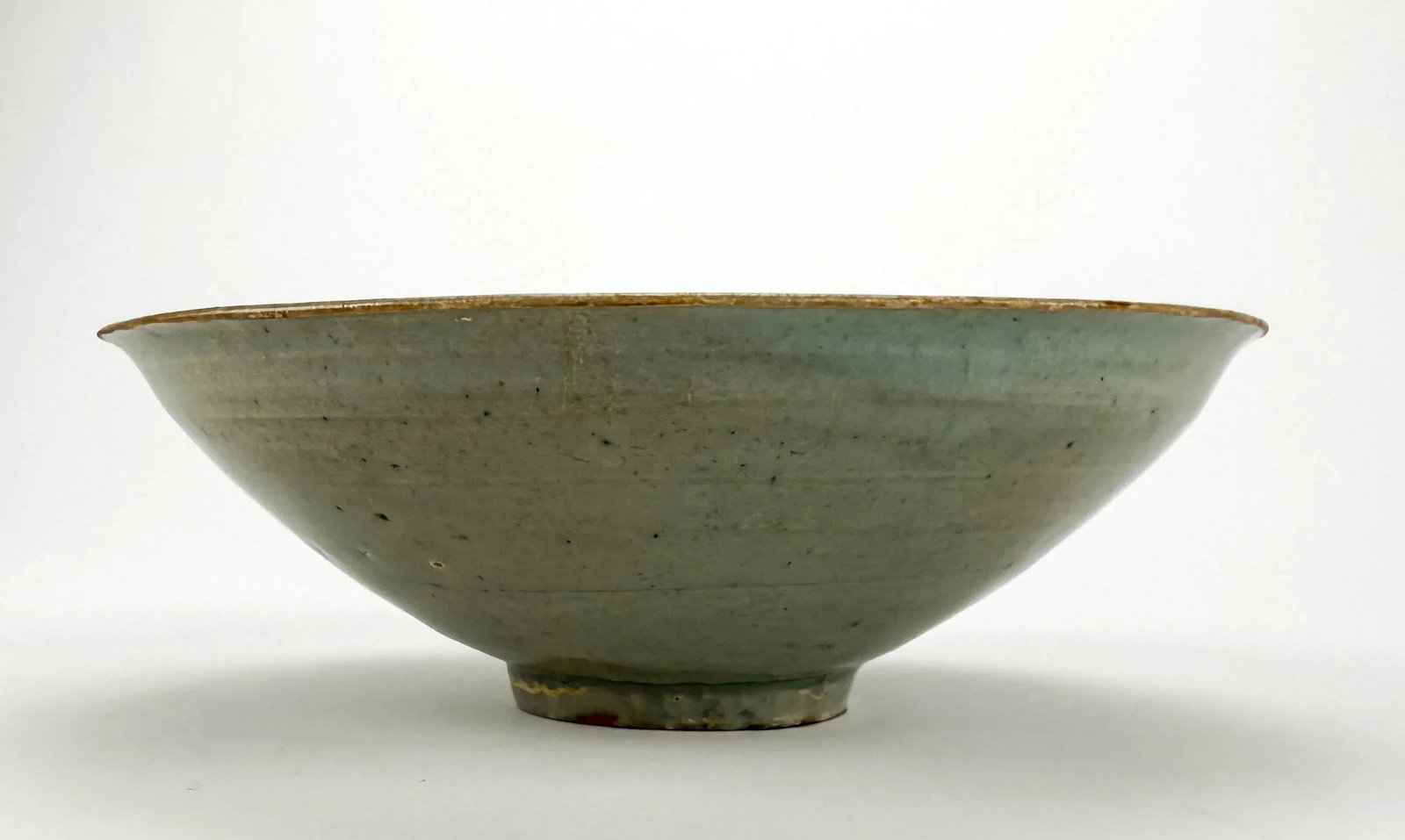 Antique Chinese Sung Bowl Celedon Glaze - 2