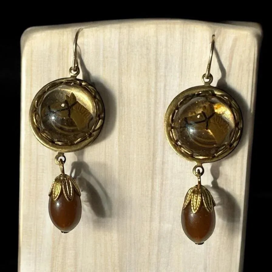 1950s Victorian Revival Horse Essex Dangle Earrings, Set of 2 - 2